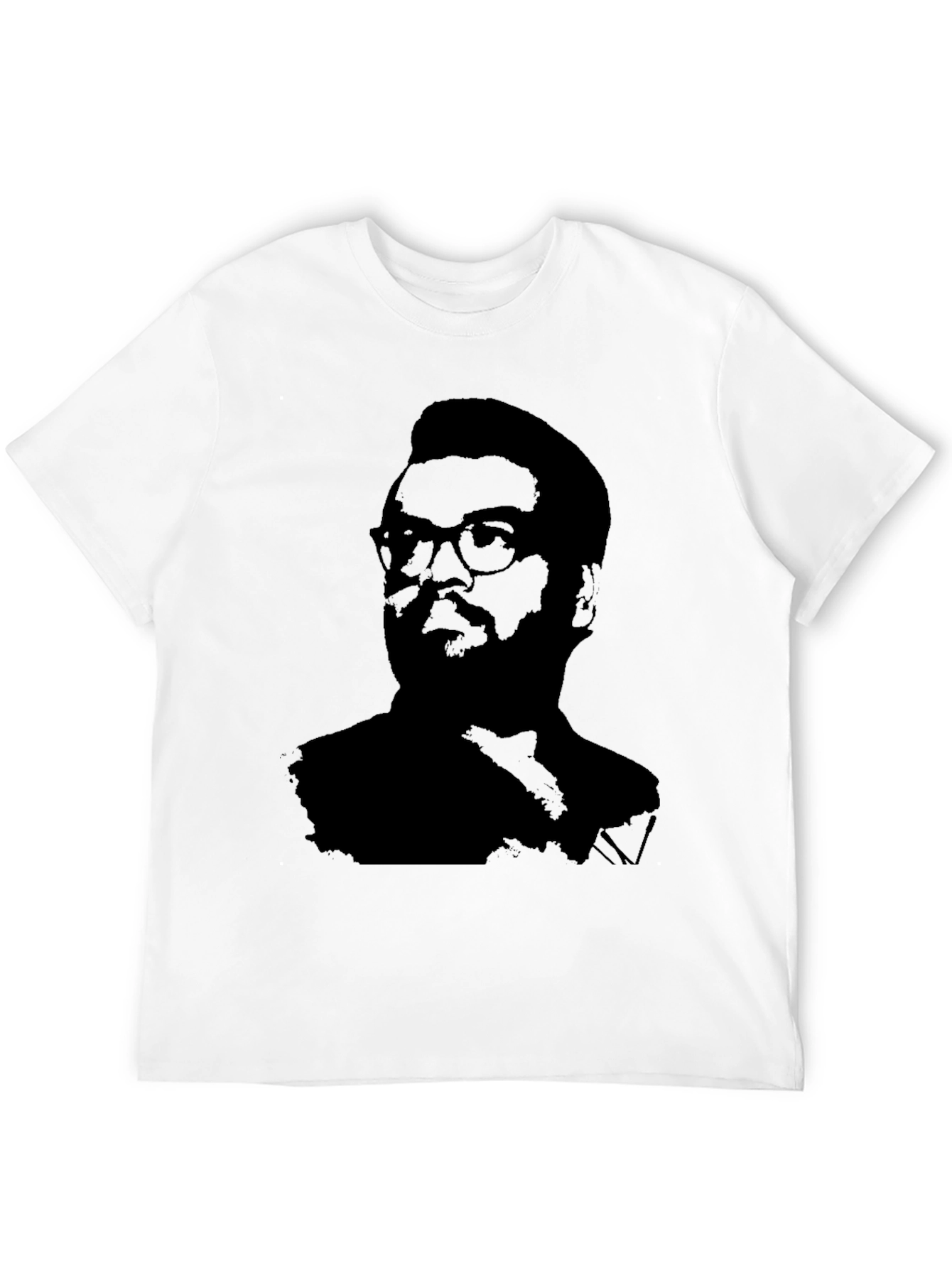 Silhouette Portrait Black T-Shirt