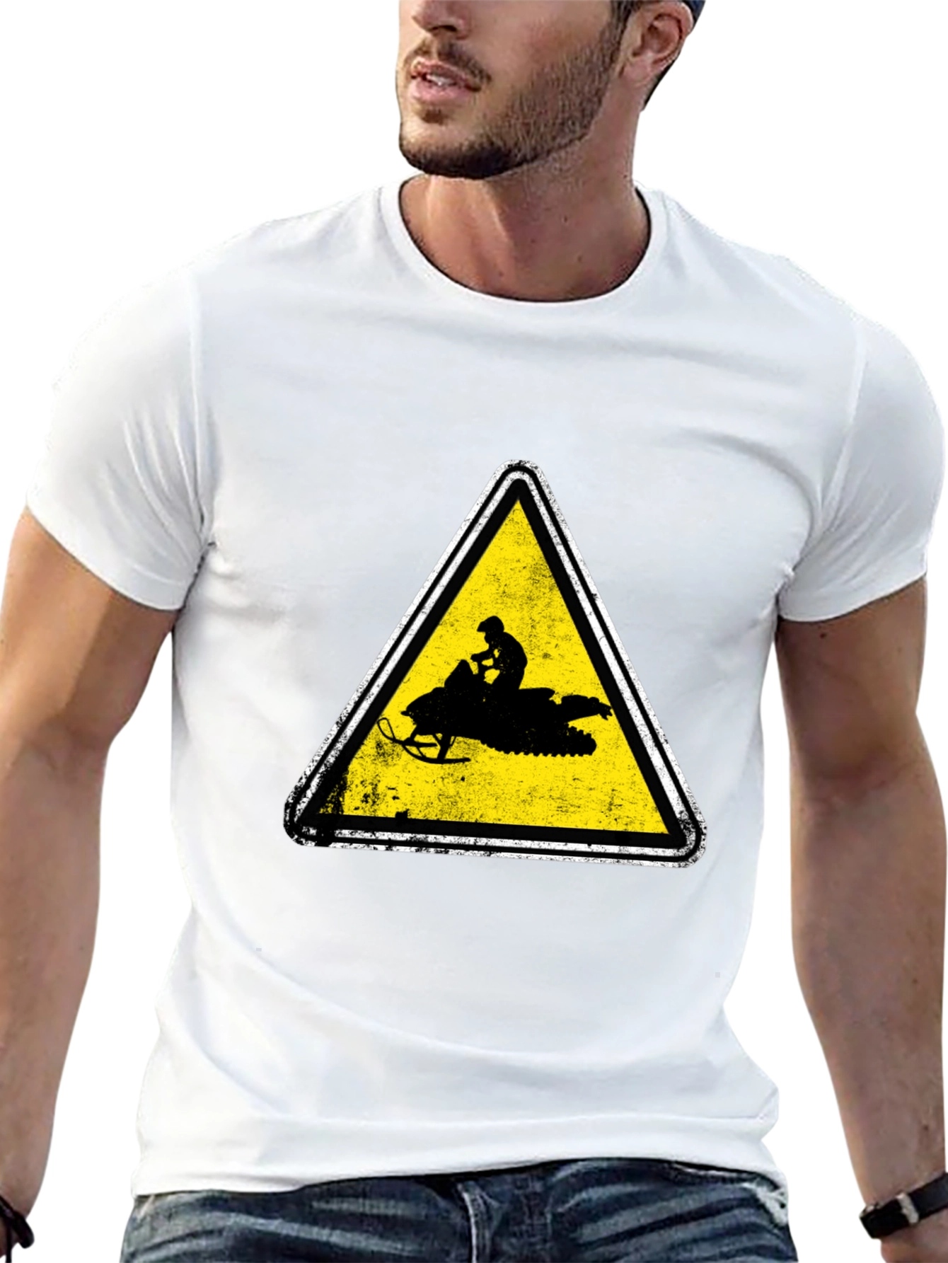 Snowmobile Warning T-Shirt
