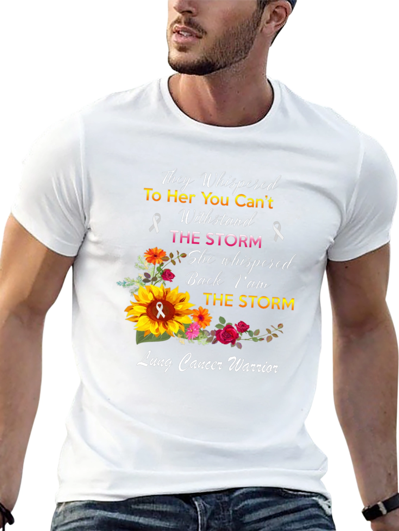 Lung Cancer Warrior Graphic Tee