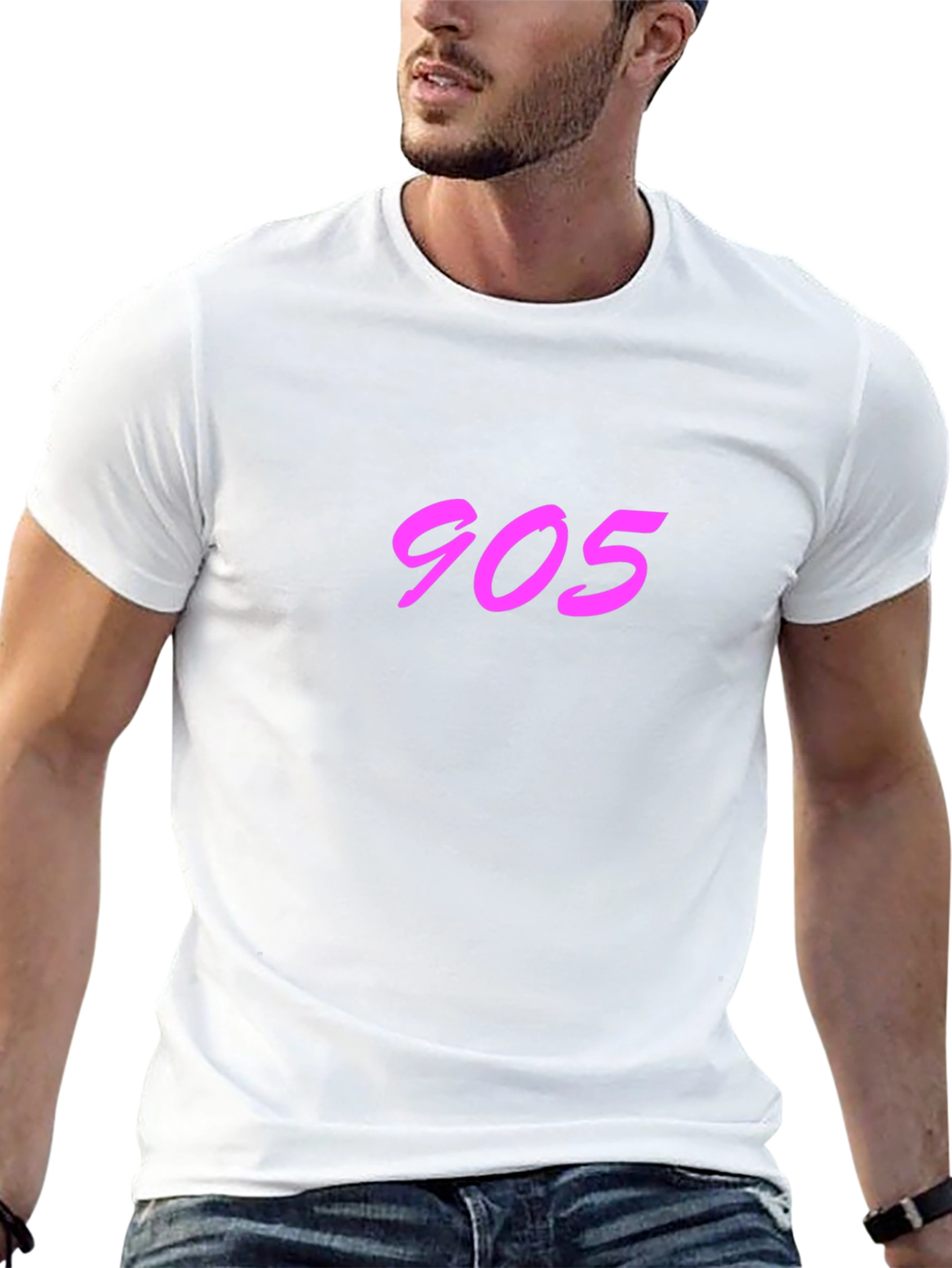 905 Graphic Tee - Black Cotton T-Shirt