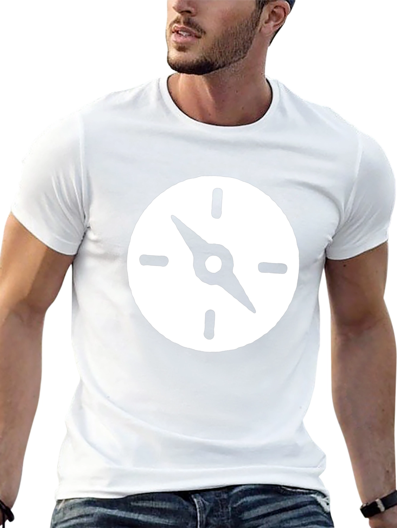 Compass Graphic Black T-Shirt - Adventure Ready