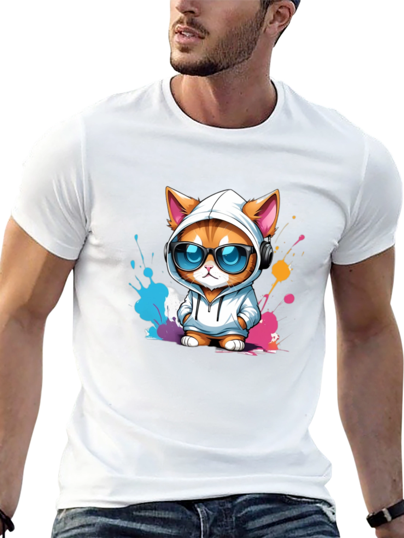 Cool Cat Hoodie T-Shirt