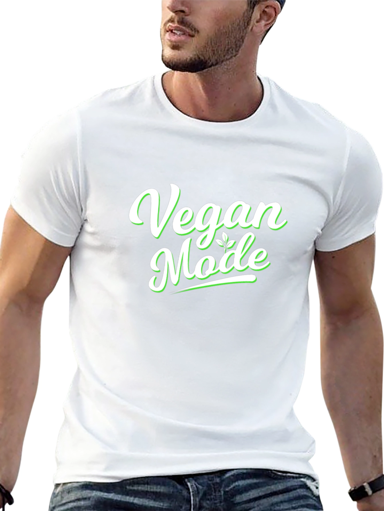 Vegan Mode T-Shirt - Stylish Vegetarian Lifestyle Tee