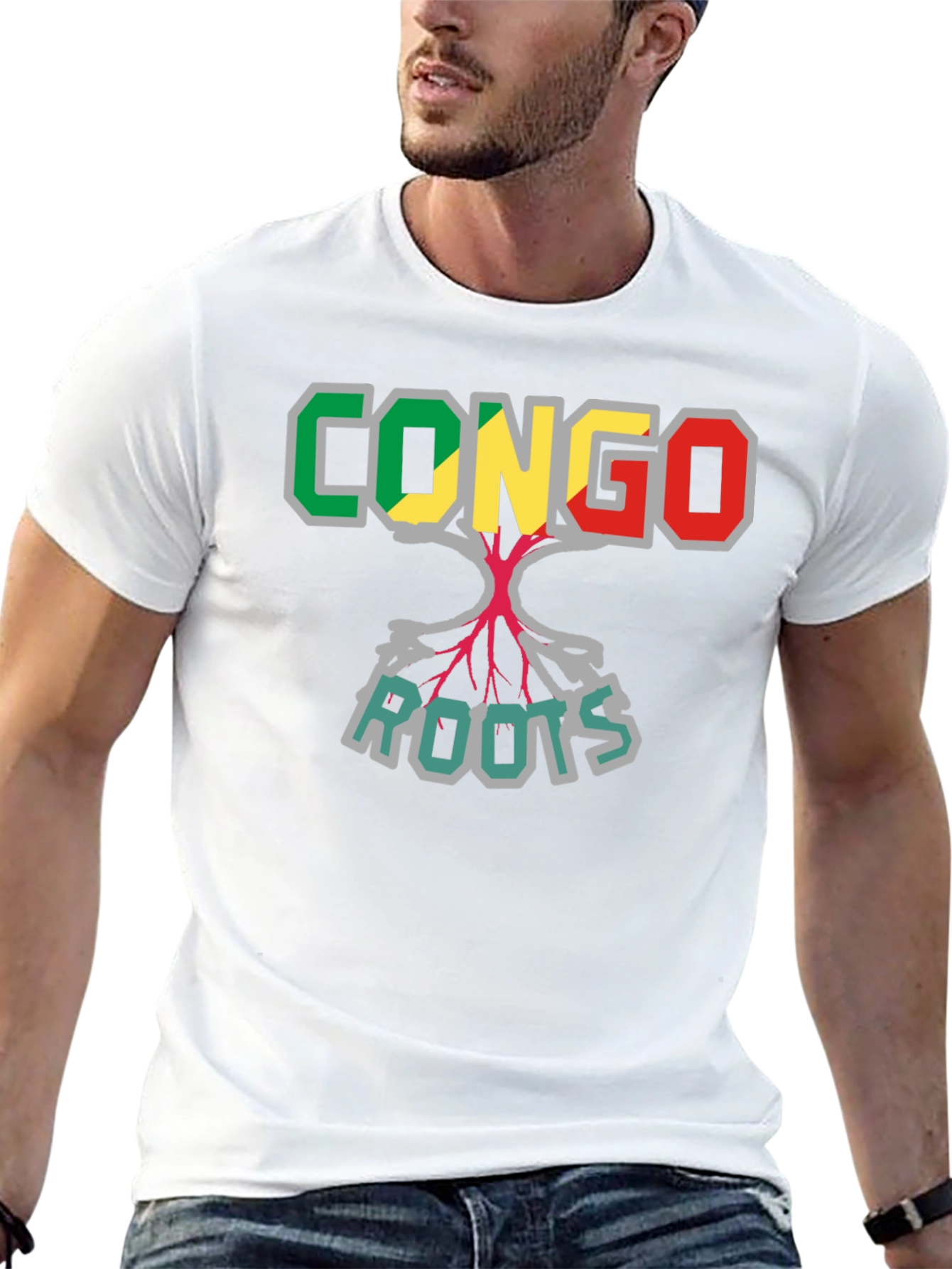 Congo Roots Graphic Print T-Shirt