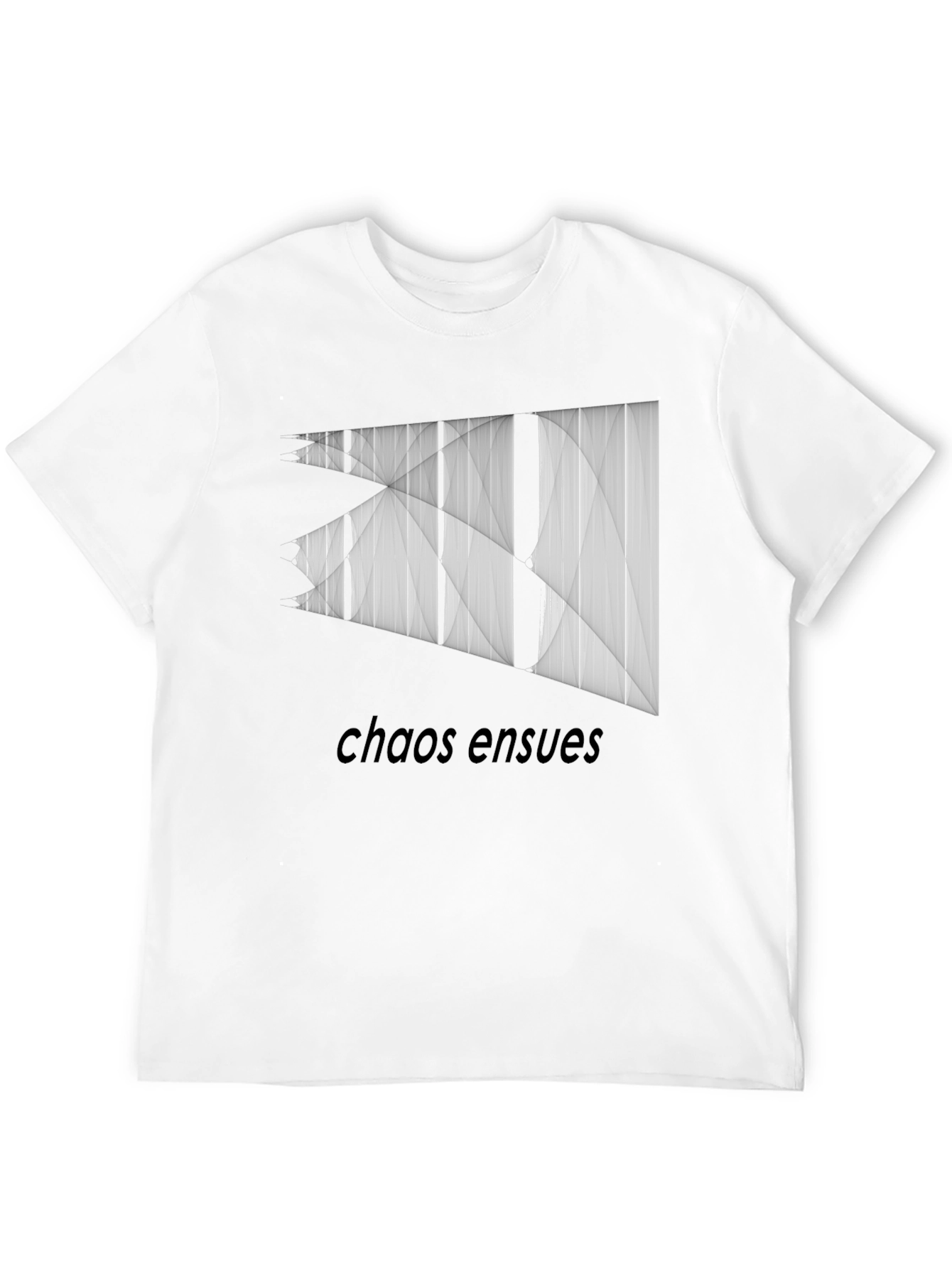 Chaos Ensues Graphic Tee - Modern Abstract Design