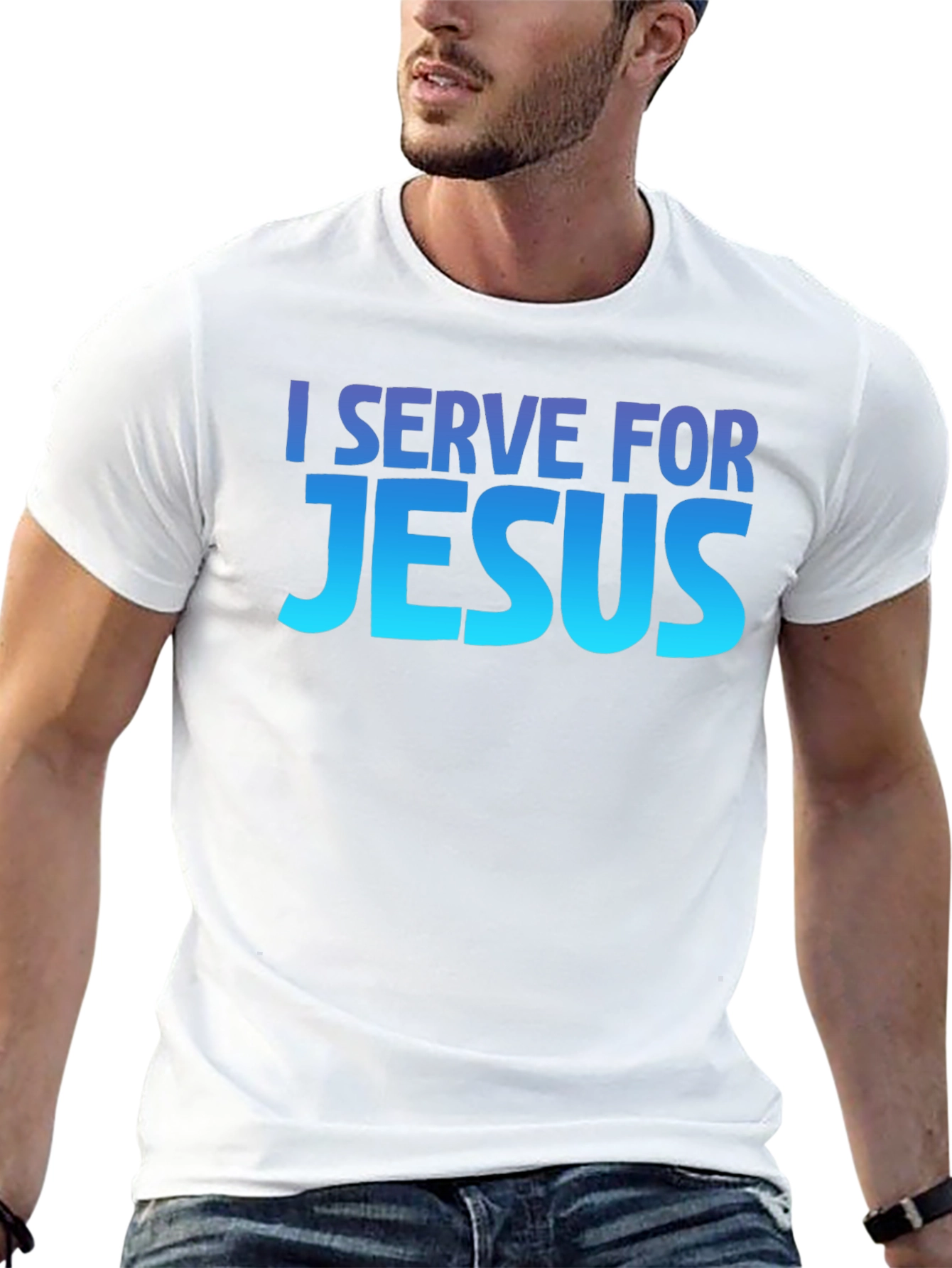 I Serve For Jesus T-Shirt - Christian Apparel
