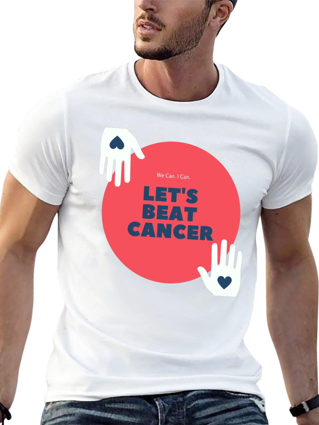 Lets Beat Cancer Graphic Tee