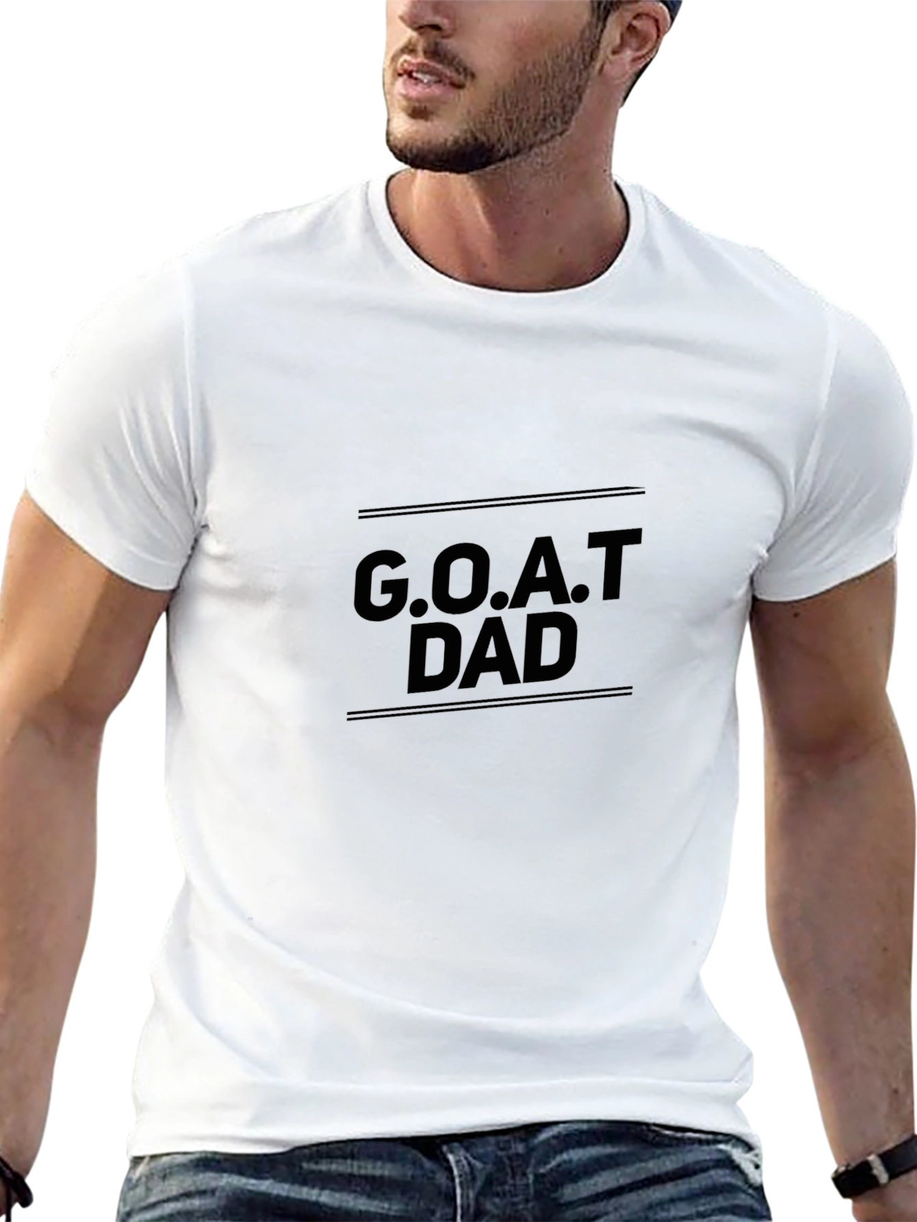G.O.A.T Dad T-Shirt - Greatest Dad Ever