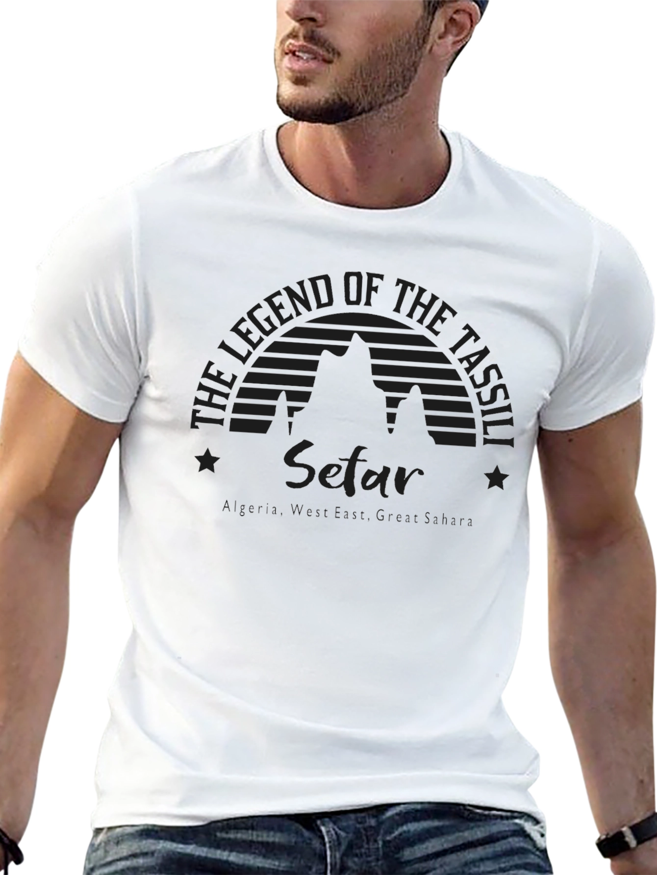 Legend of Tassili Najjer Mountains Graphic Tee