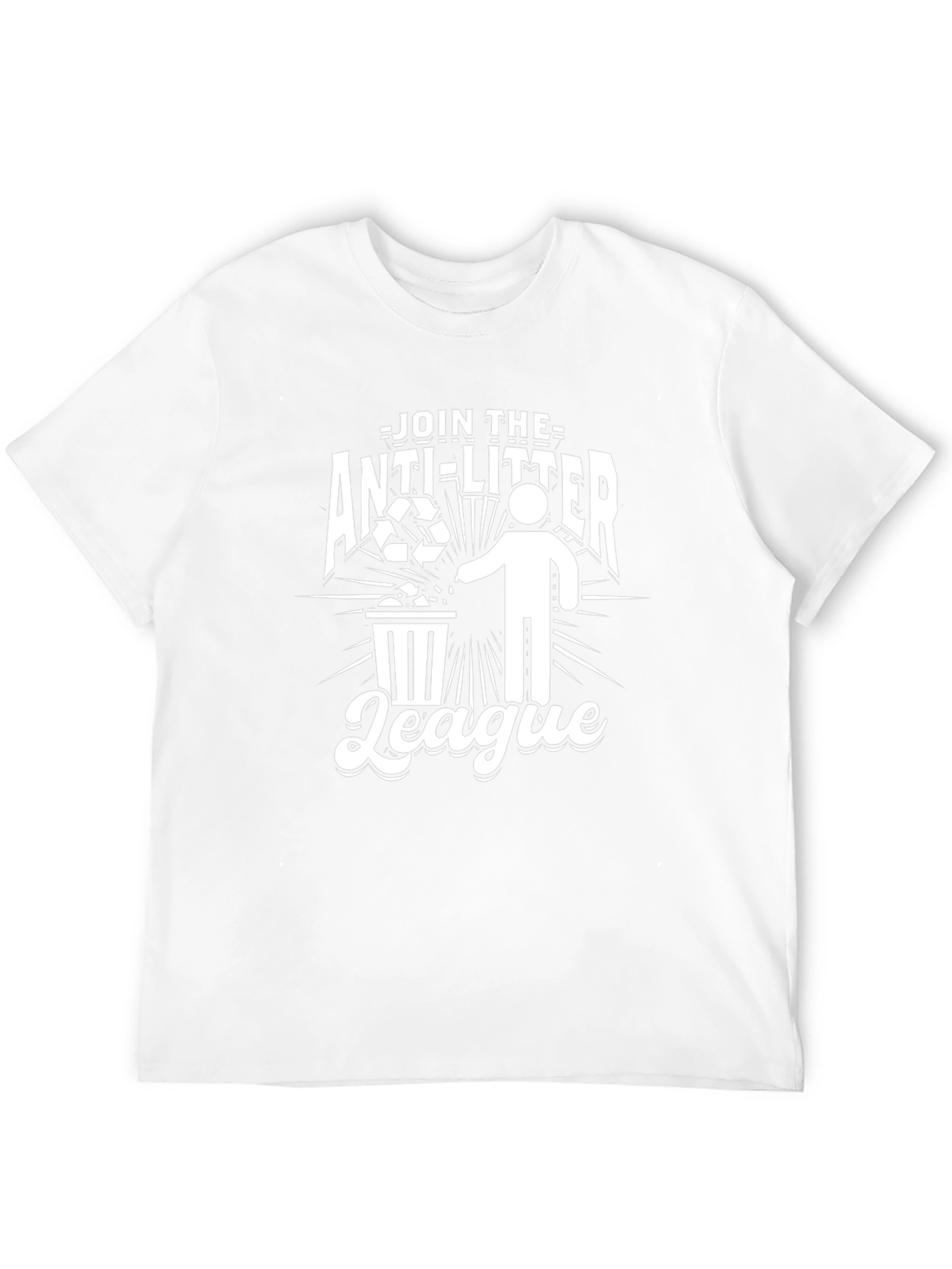 Anti-Litter League Graphic T-Shirt - Eco-Friendly Tee