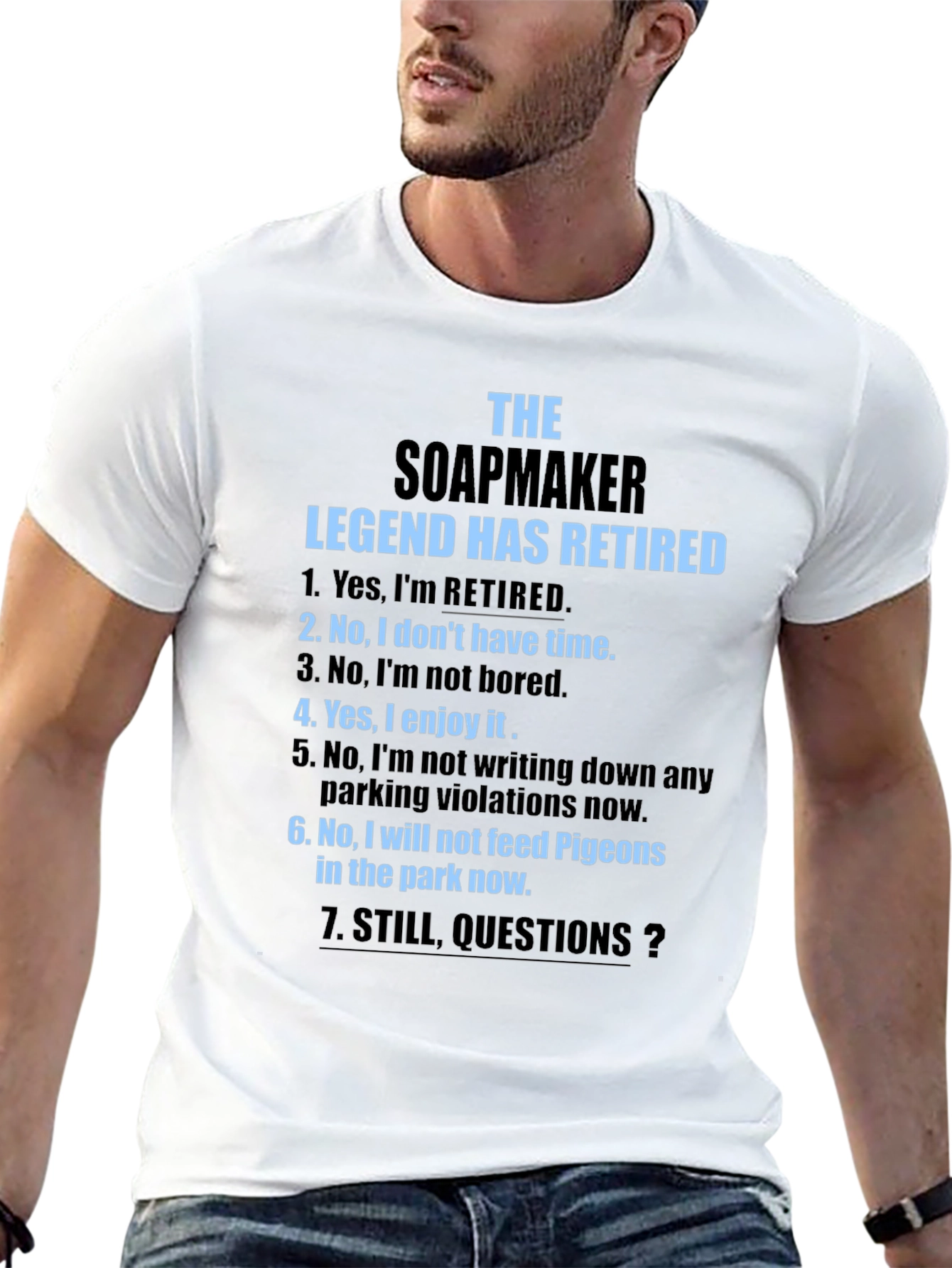 Retired Soapmaker Legend T-Shirt - Funny Retirement Gift