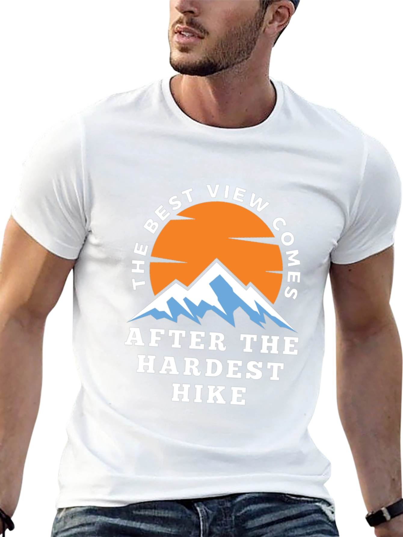 Hiking Adventure T-Shirt - Best View After Hardest Hike