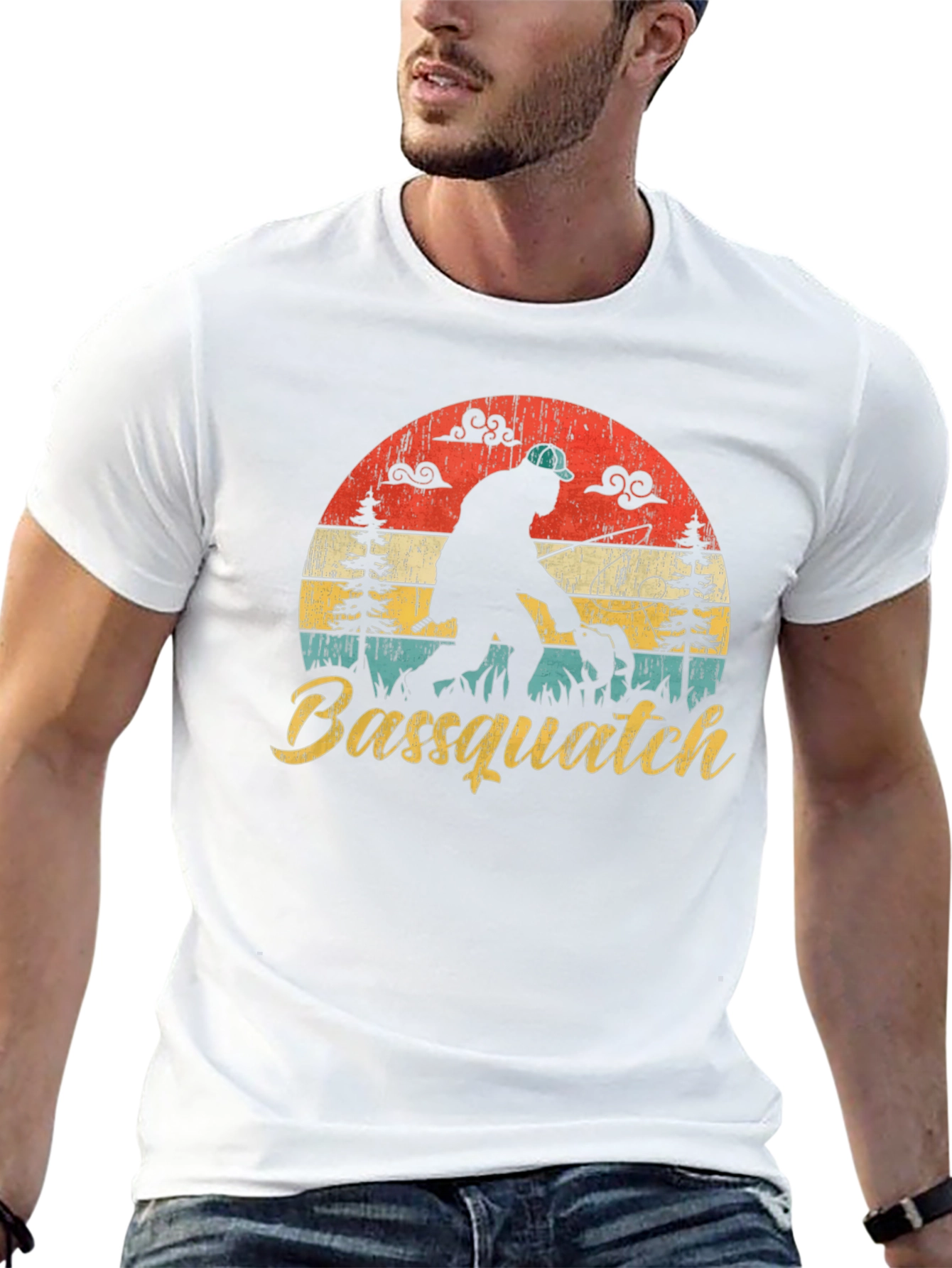 Bassquatch Fishing T-Shirt