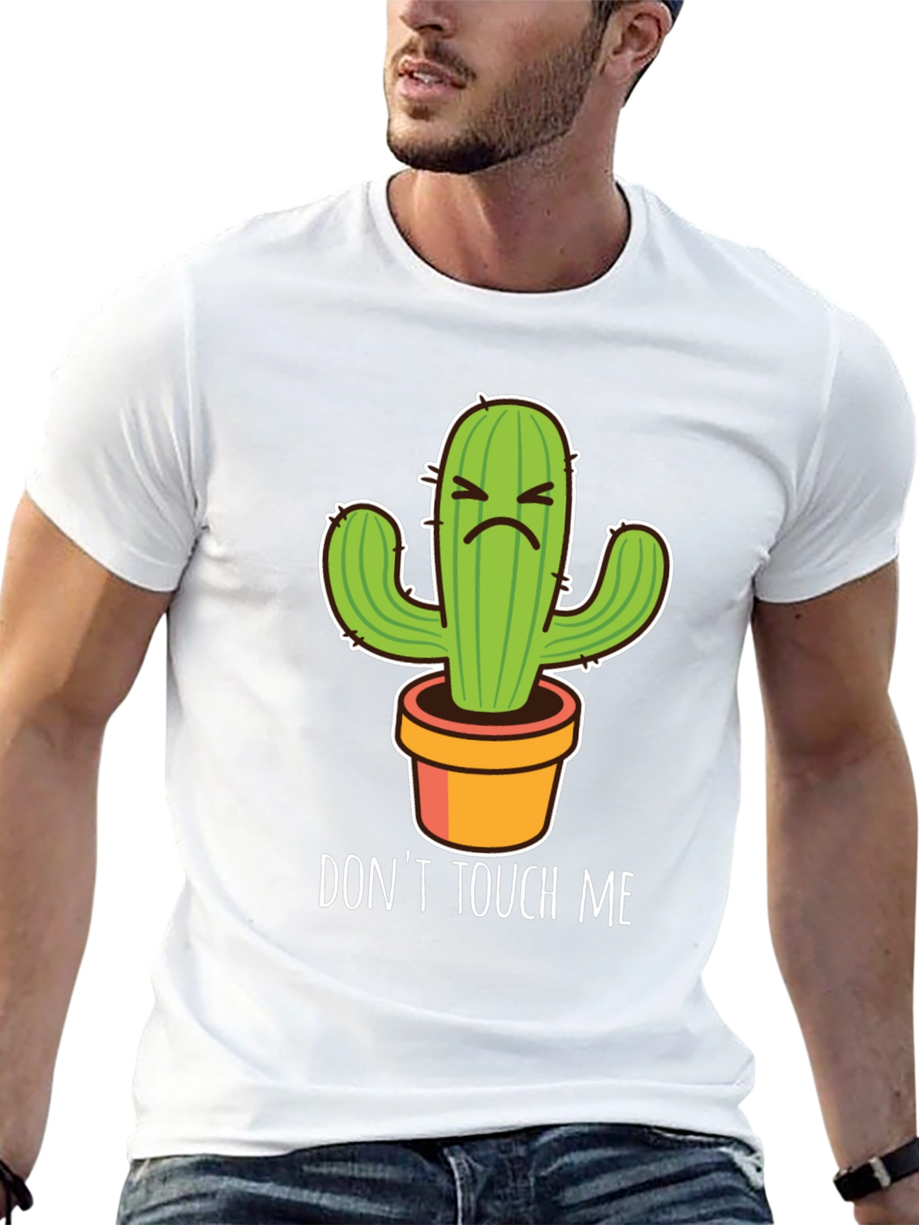 Dont Touch Me Cactus T-Shirt - Funny Graphic Tee