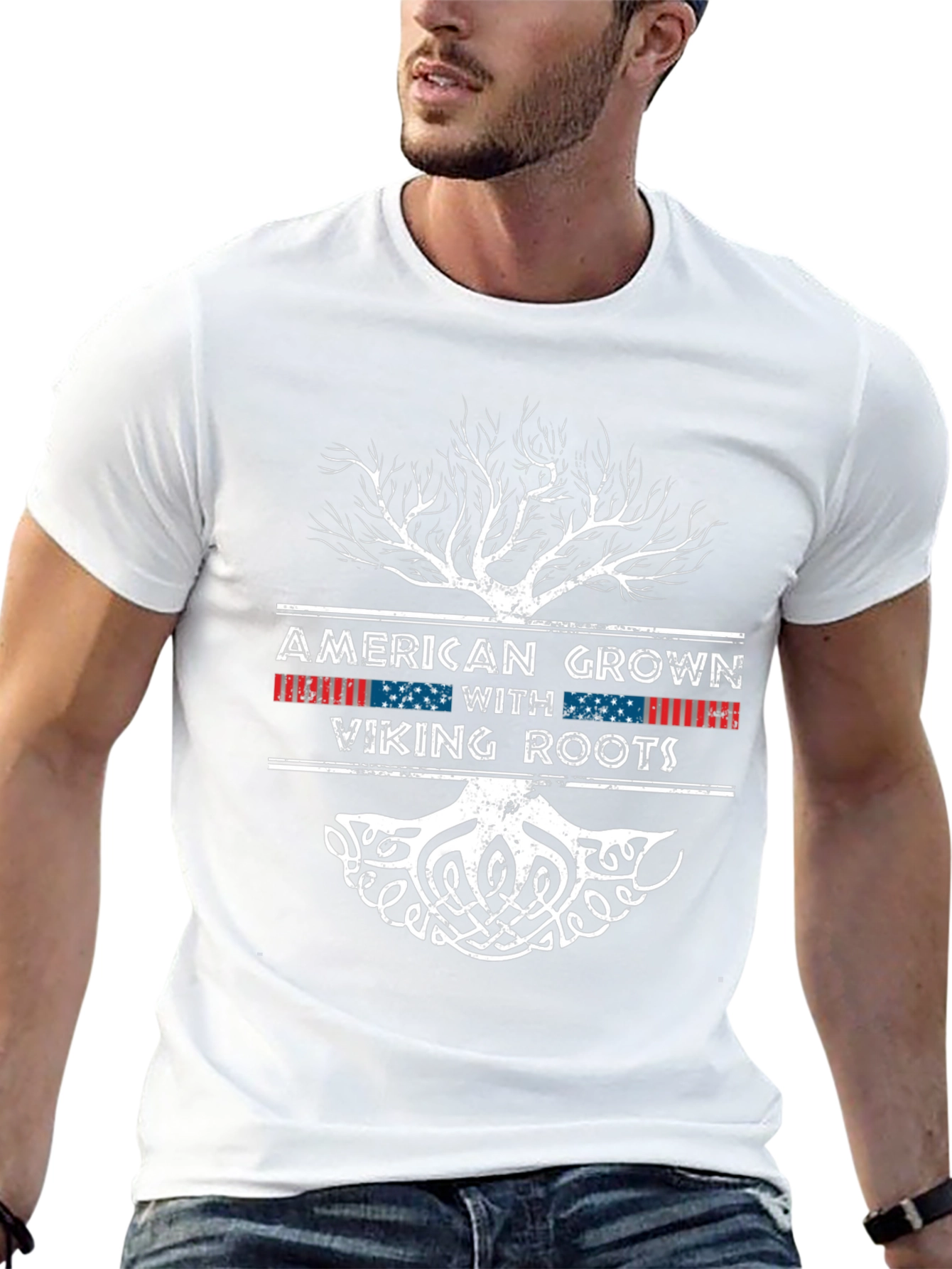 American Grown Viking Roots T-Shirt