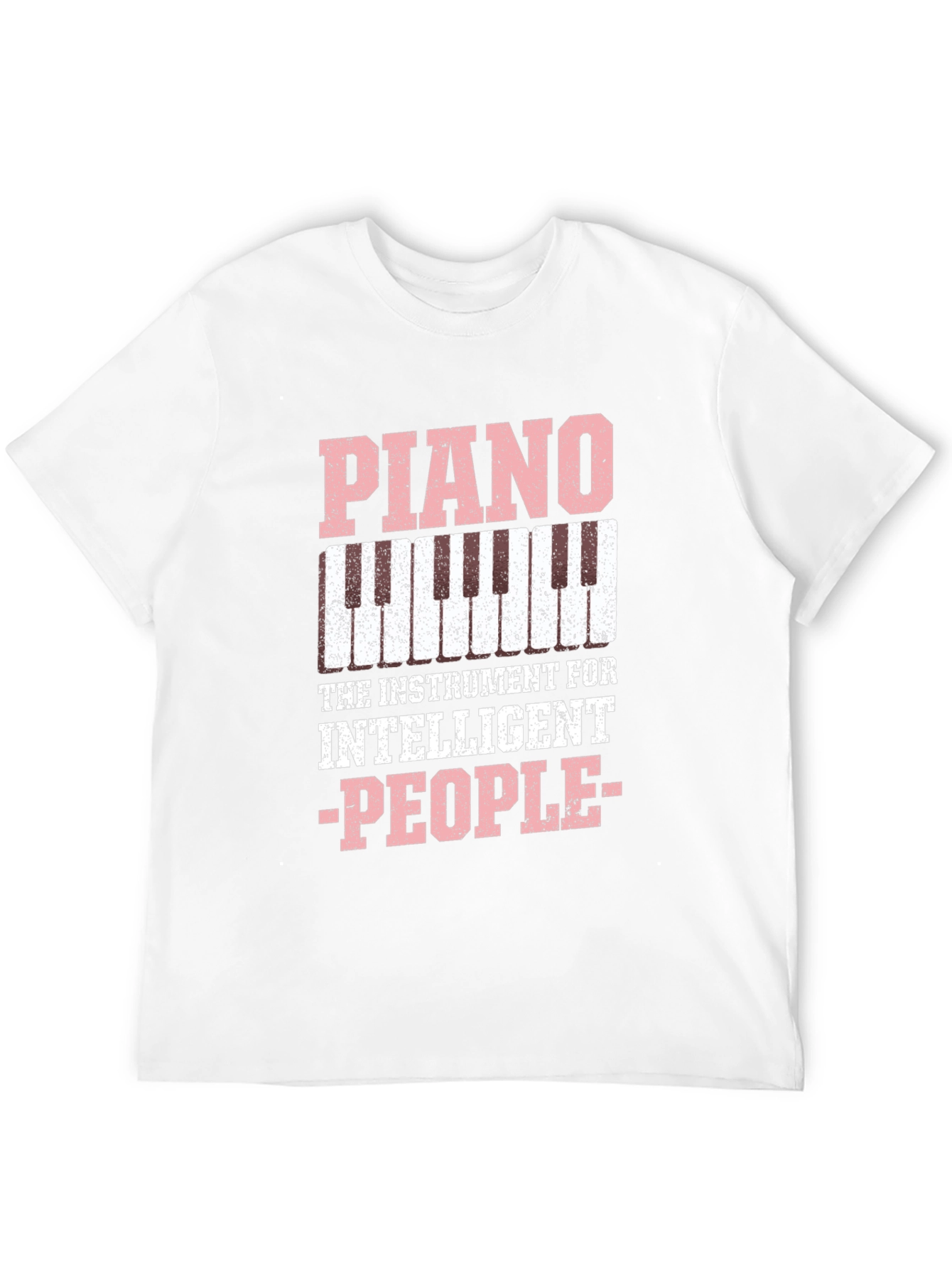 Piano Intelligent People Graphic T-Shirt