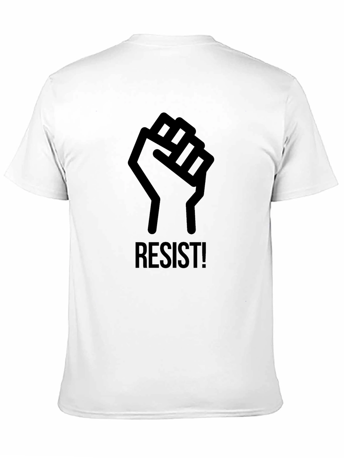Resist Fist Graphic Tee - Black Activism Shirt