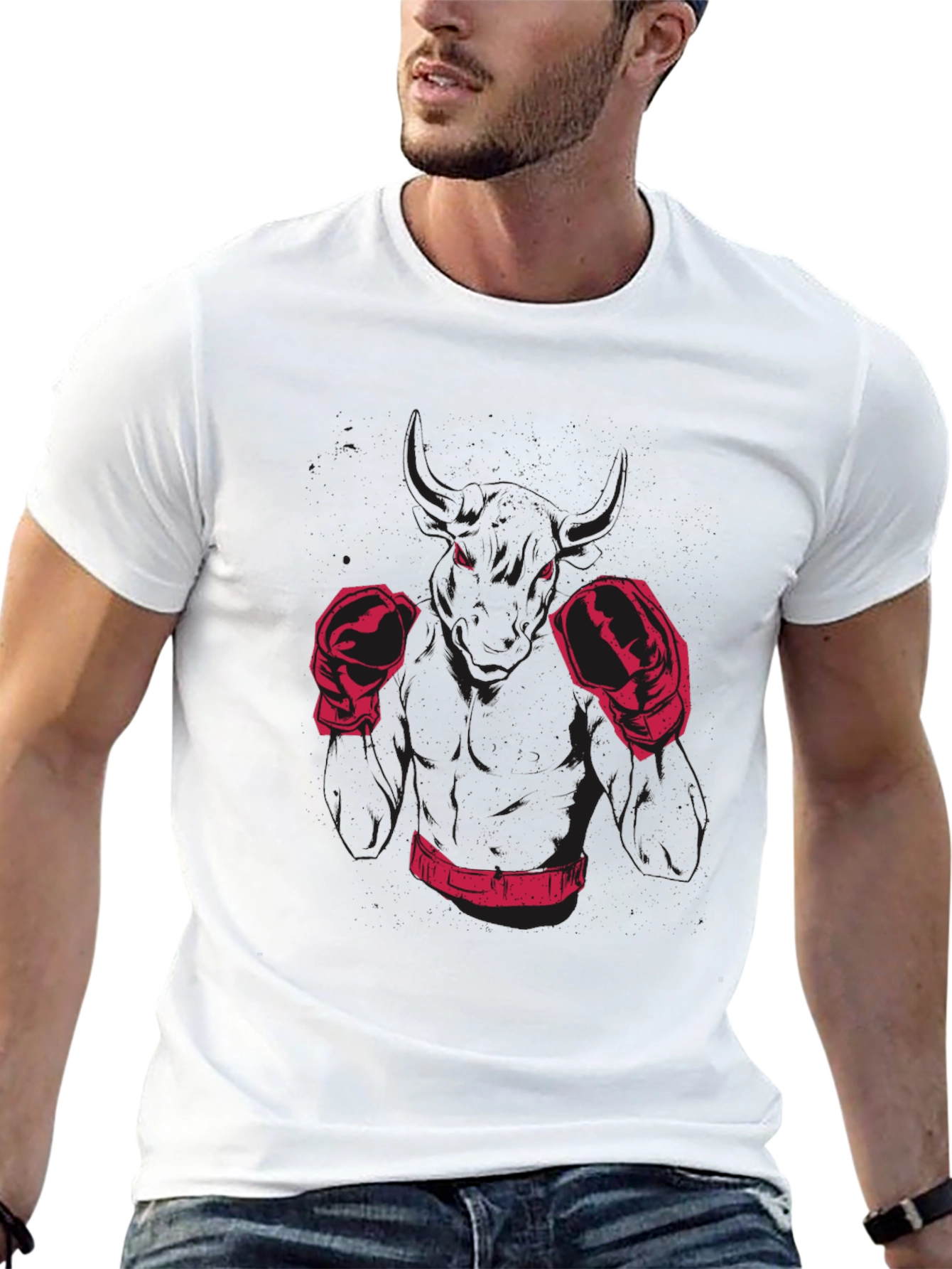 Black Bull Boxer Graphic Tee
