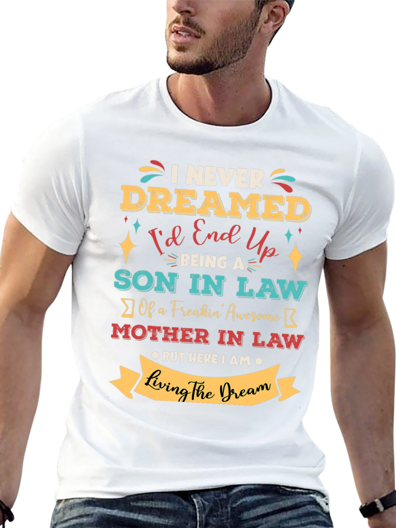 Funny Son-in-Law Mother-in-Law Graphic T-Shirt