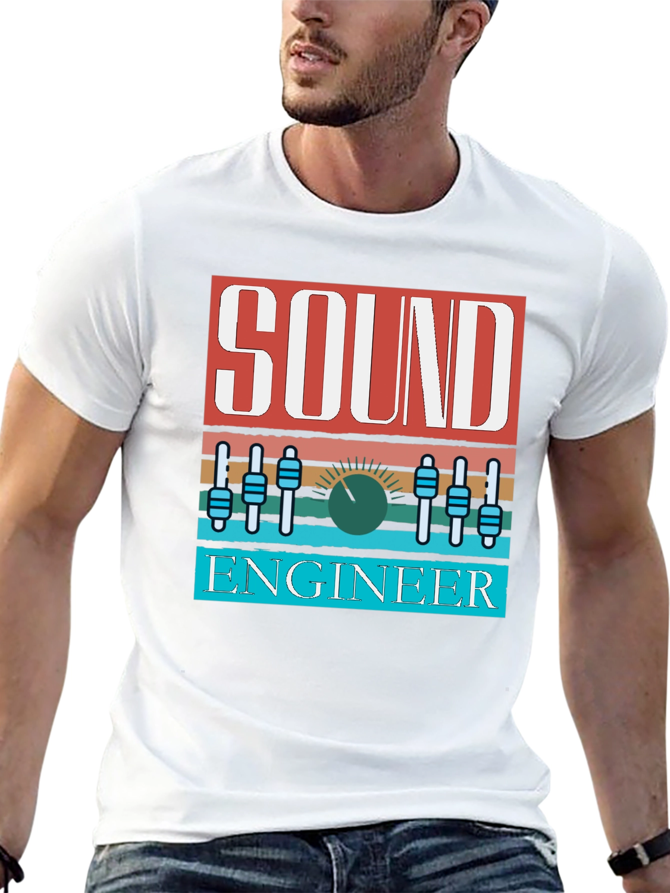Sound Engineer T-Shirt - Audio Mixing Apparel