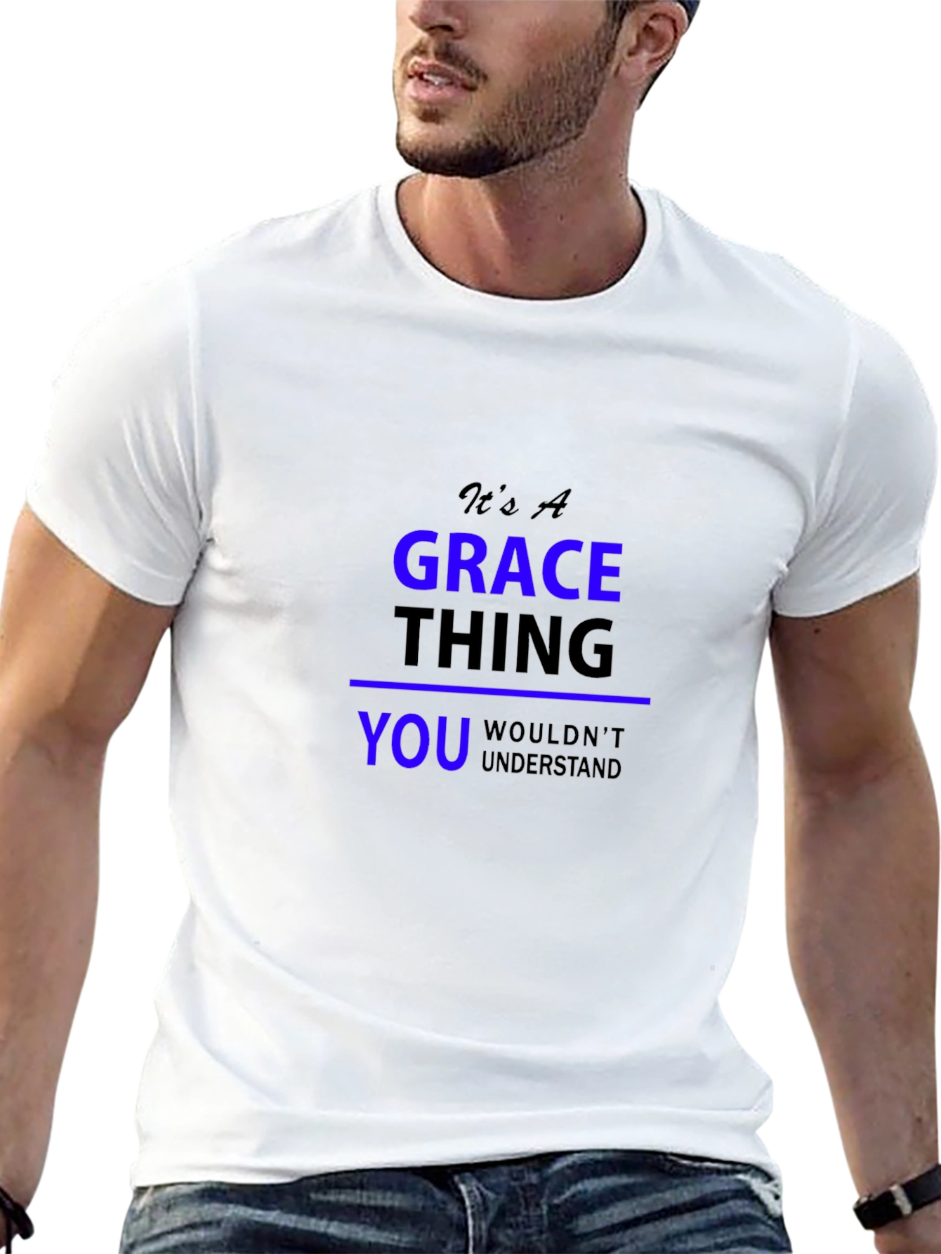 Grace Thing Graphic T-Shirt - Black