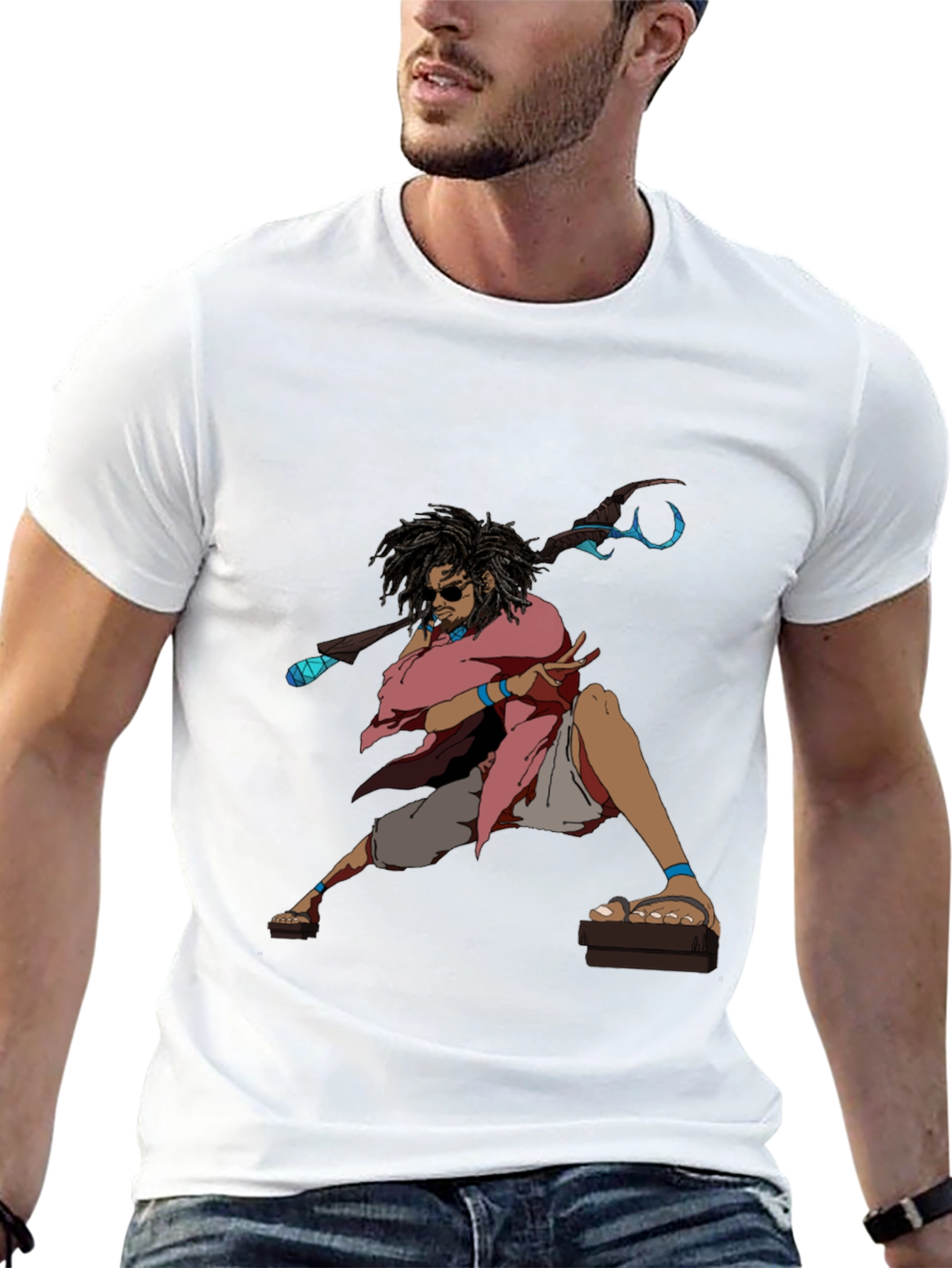 Anime Wizard Graphic T-Shirt