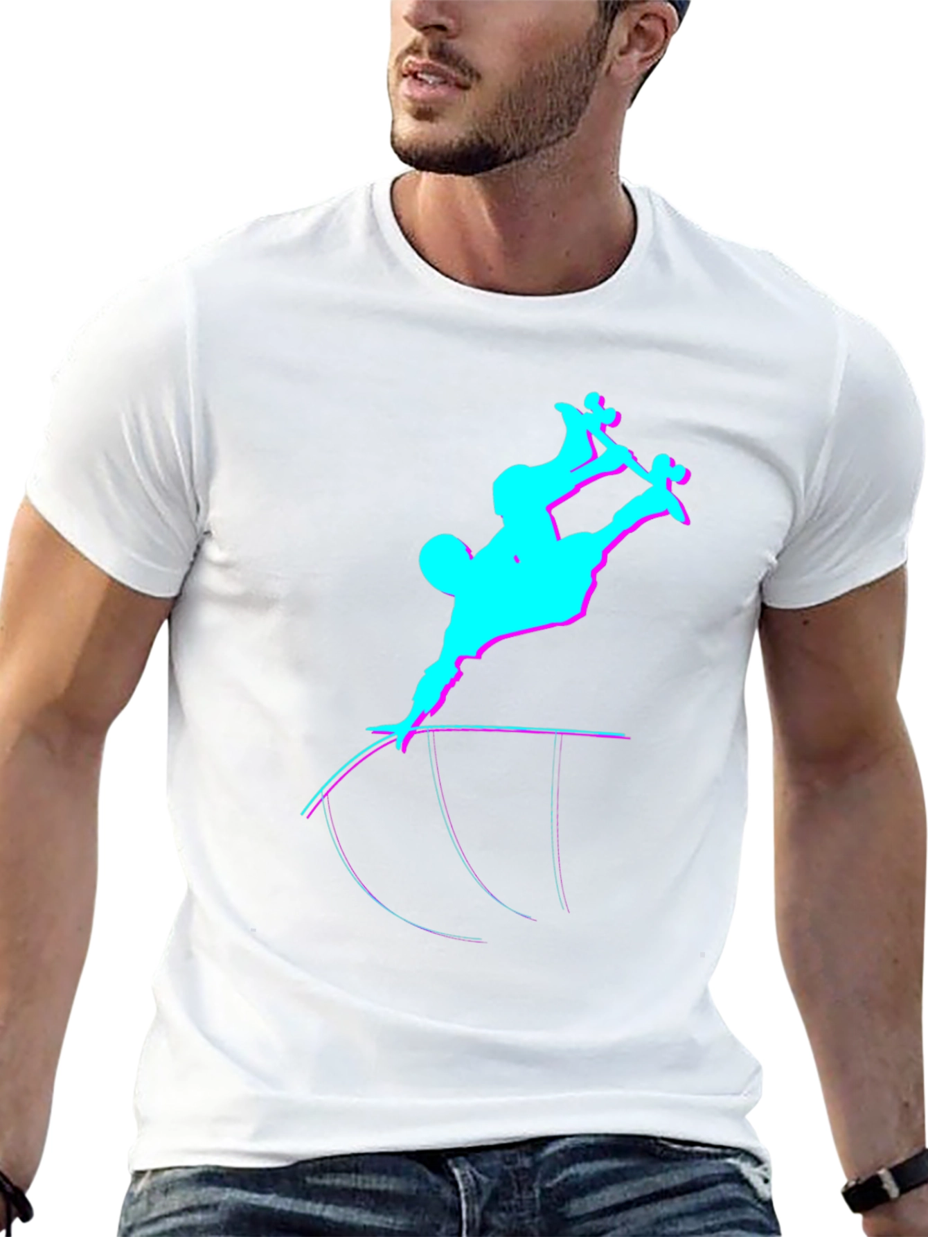 Skateboarder Graphic Tee - Cool Skate Design