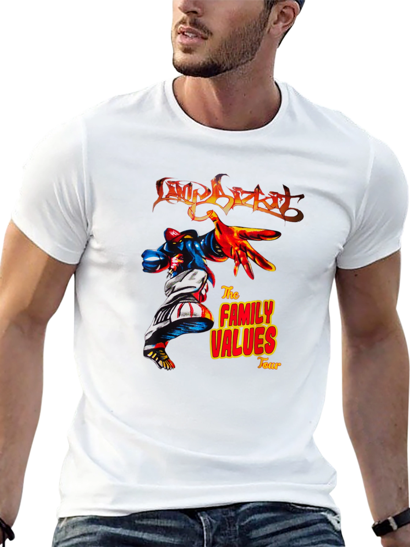Limp Bizkit Family Values Tour Black T-Shirt
