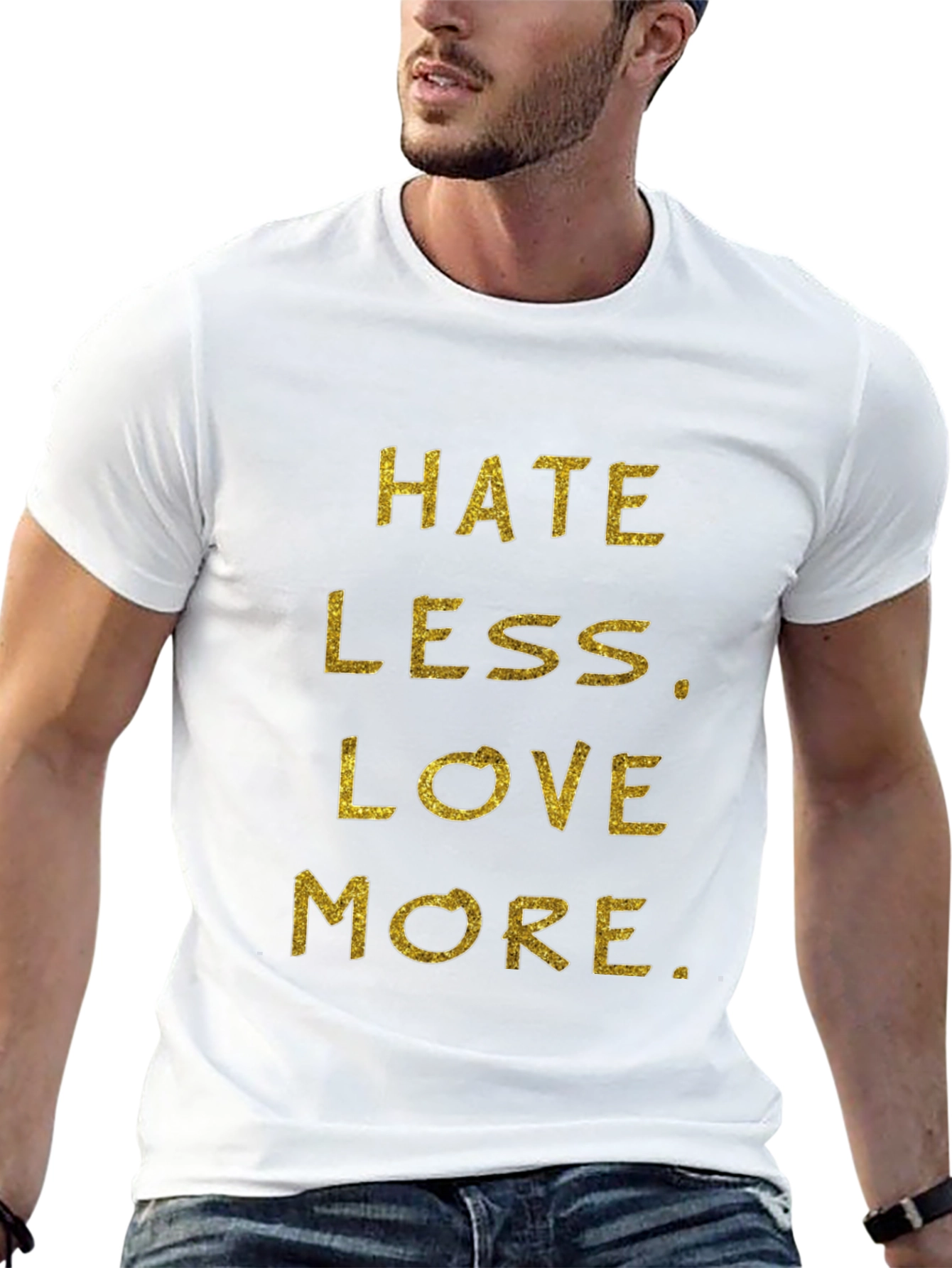 Hate Less Love More Graphic Tee