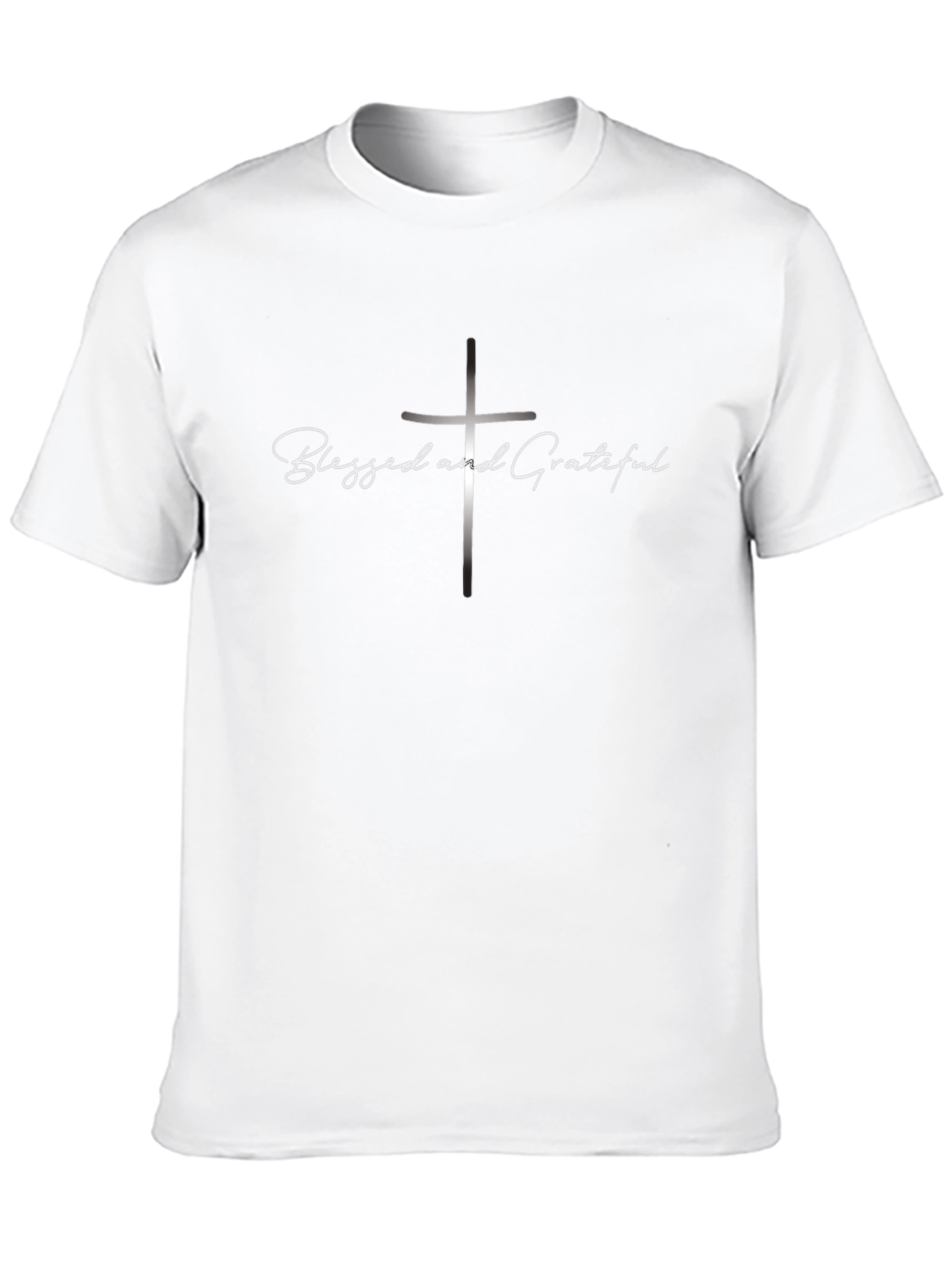 Blessed and Grateful Christian Graphic Tee