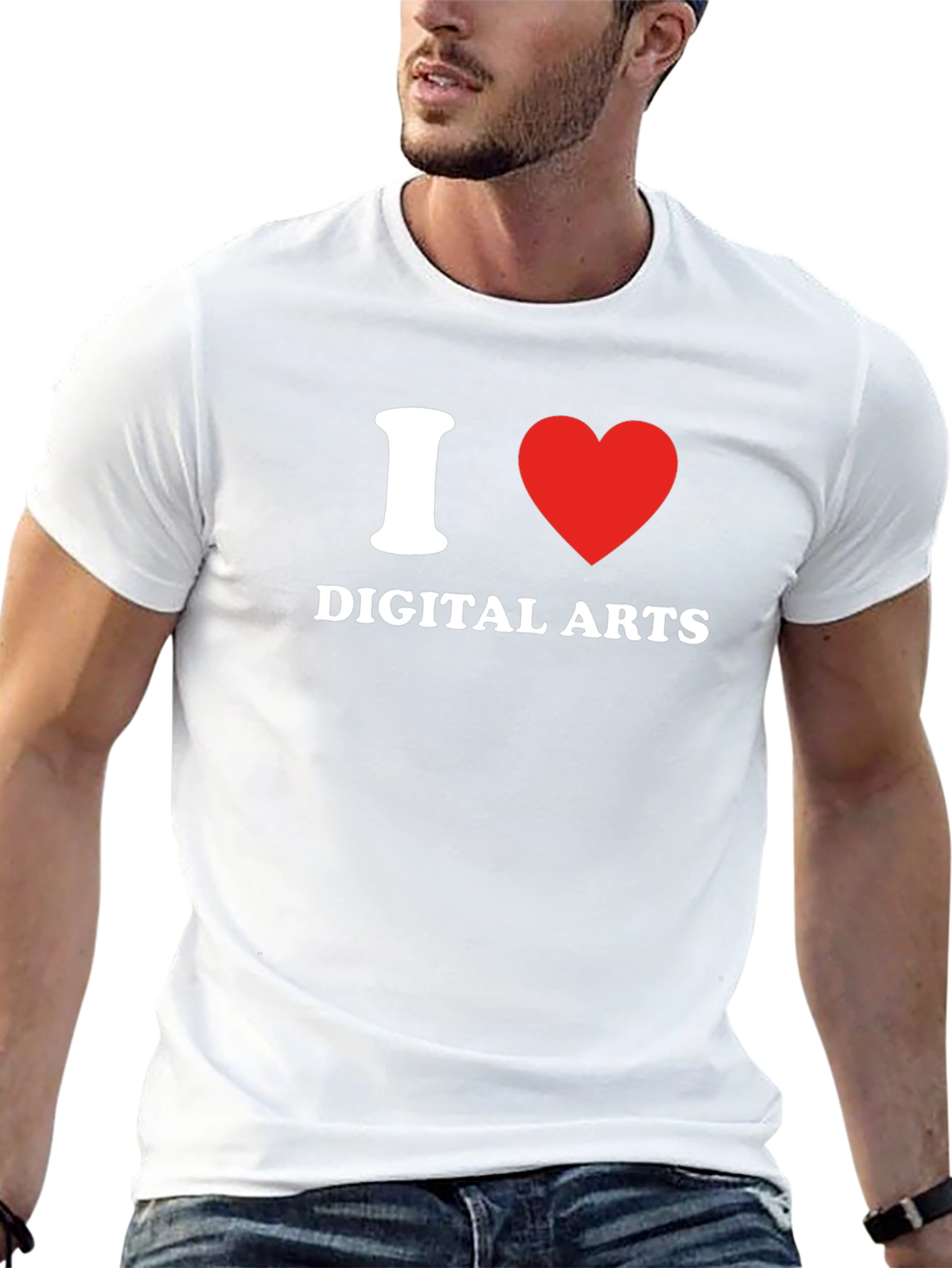 I Heart Digital Arts Black T-Shirt