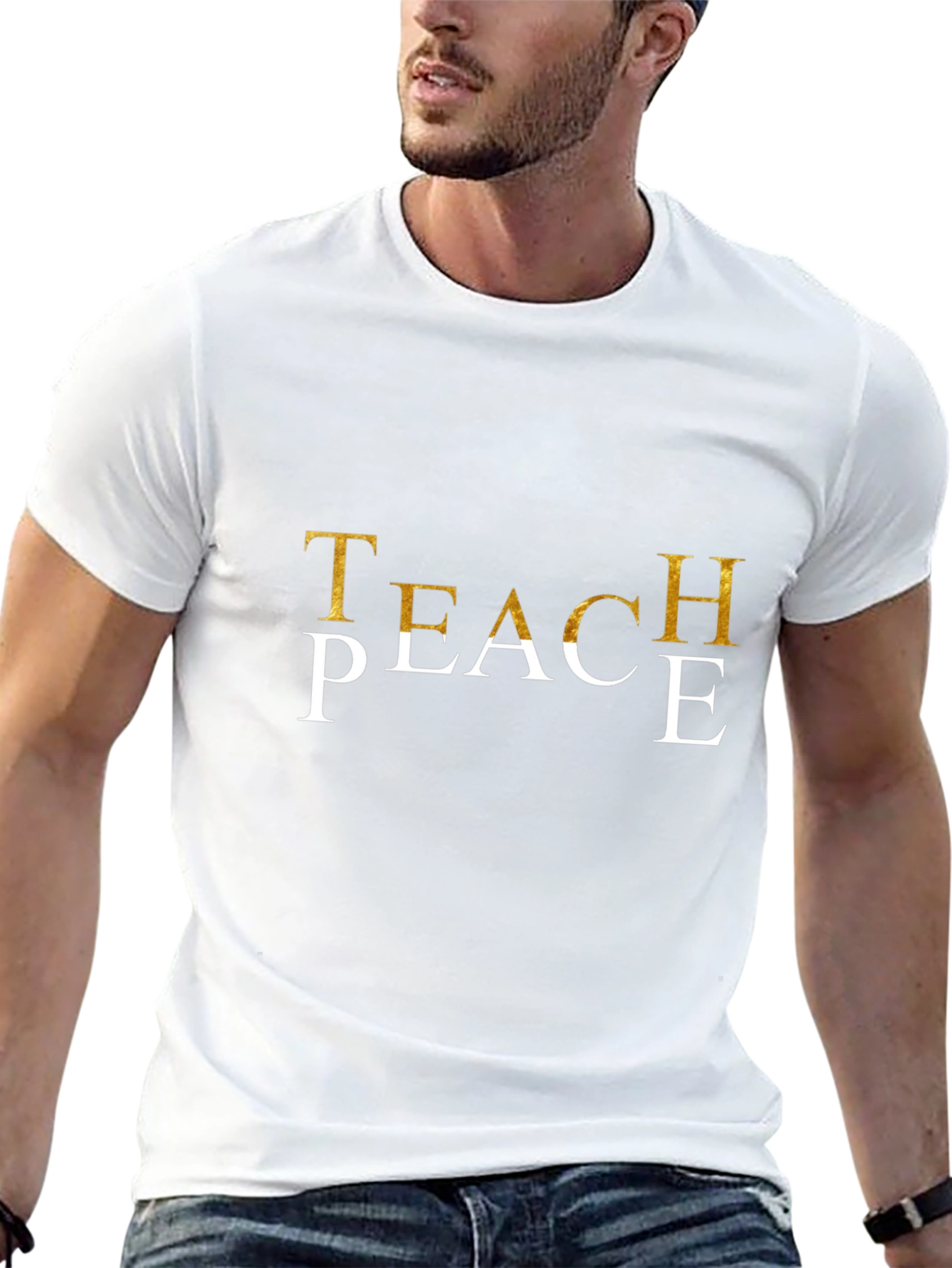 Teach Peace Graphic T-Shirt