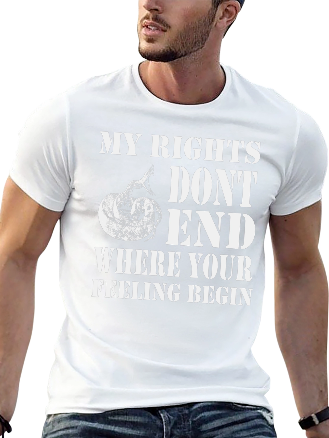 My Rights Dont End Graphic T-Shirt