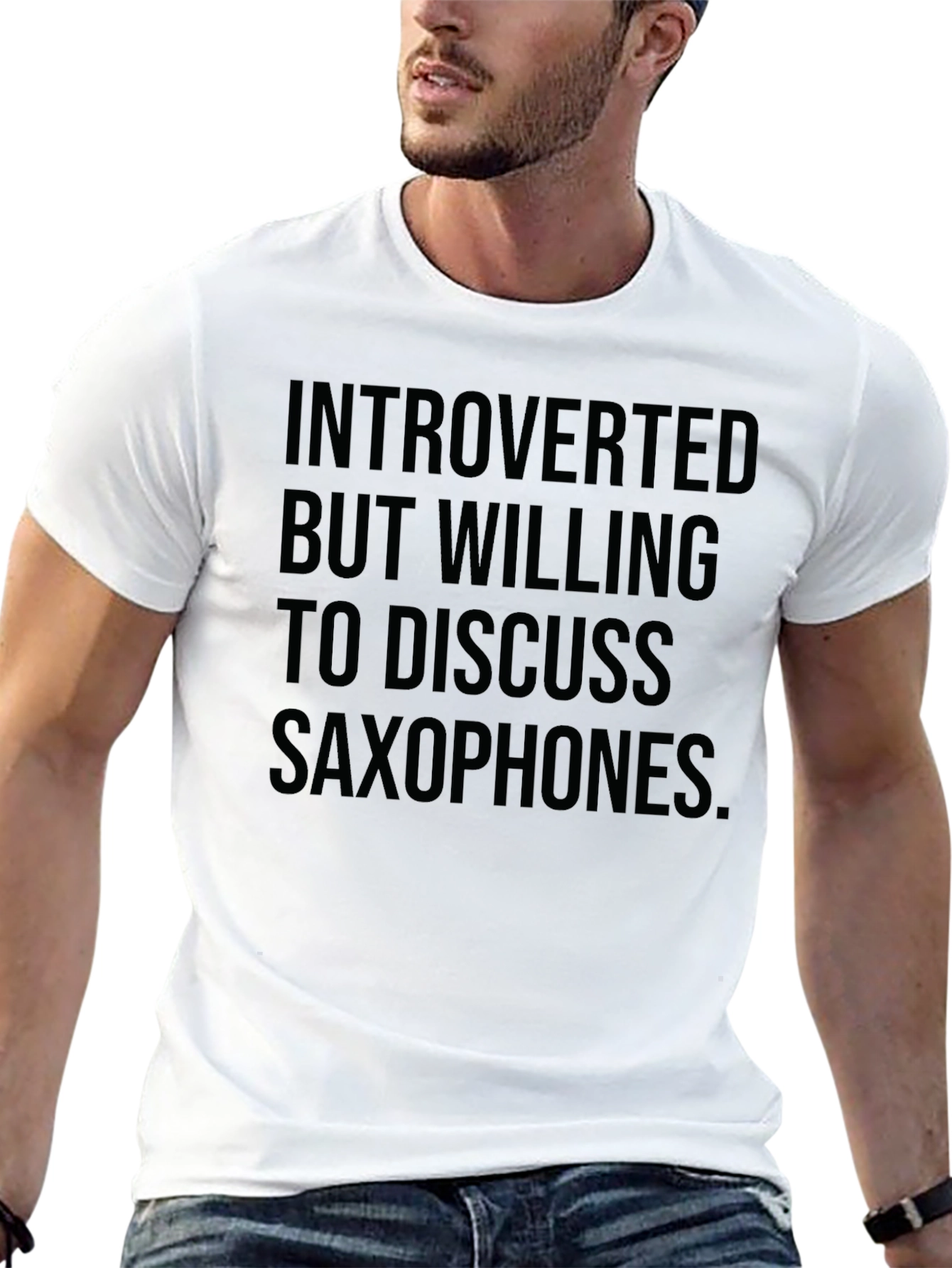 Introverted Saxophone T-Shirt