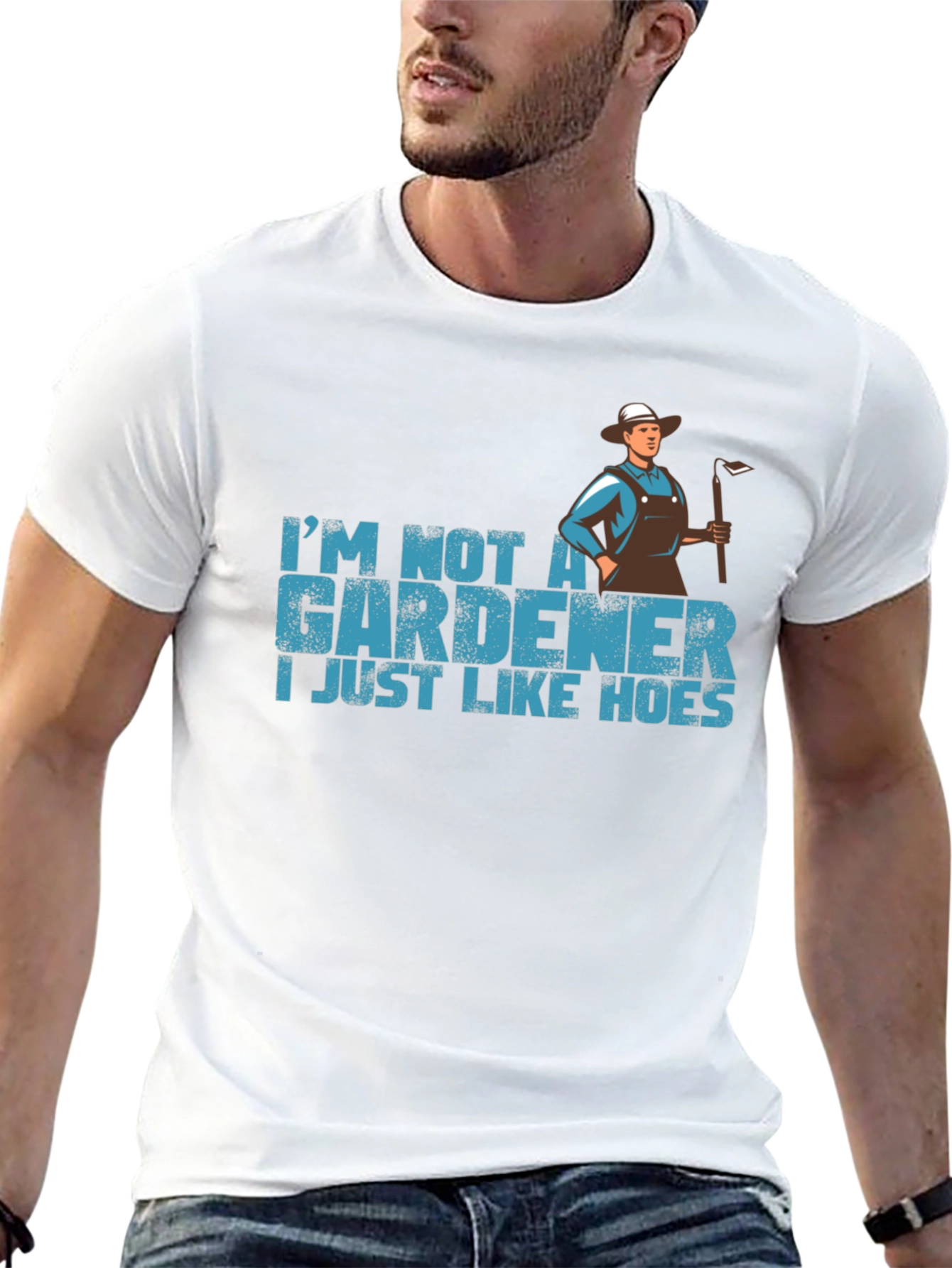 Funny Gardener T-Shirt - I Just Like Hoes