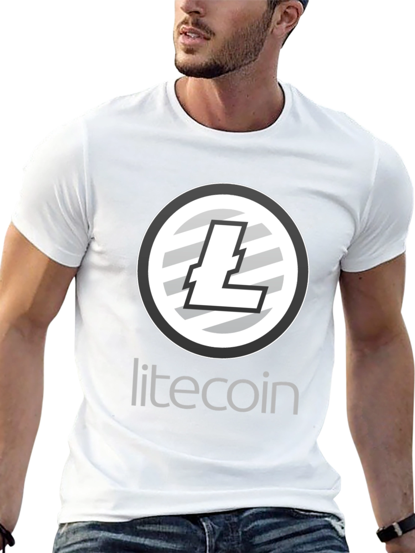 Litecoin Crypto Black T-Shirt