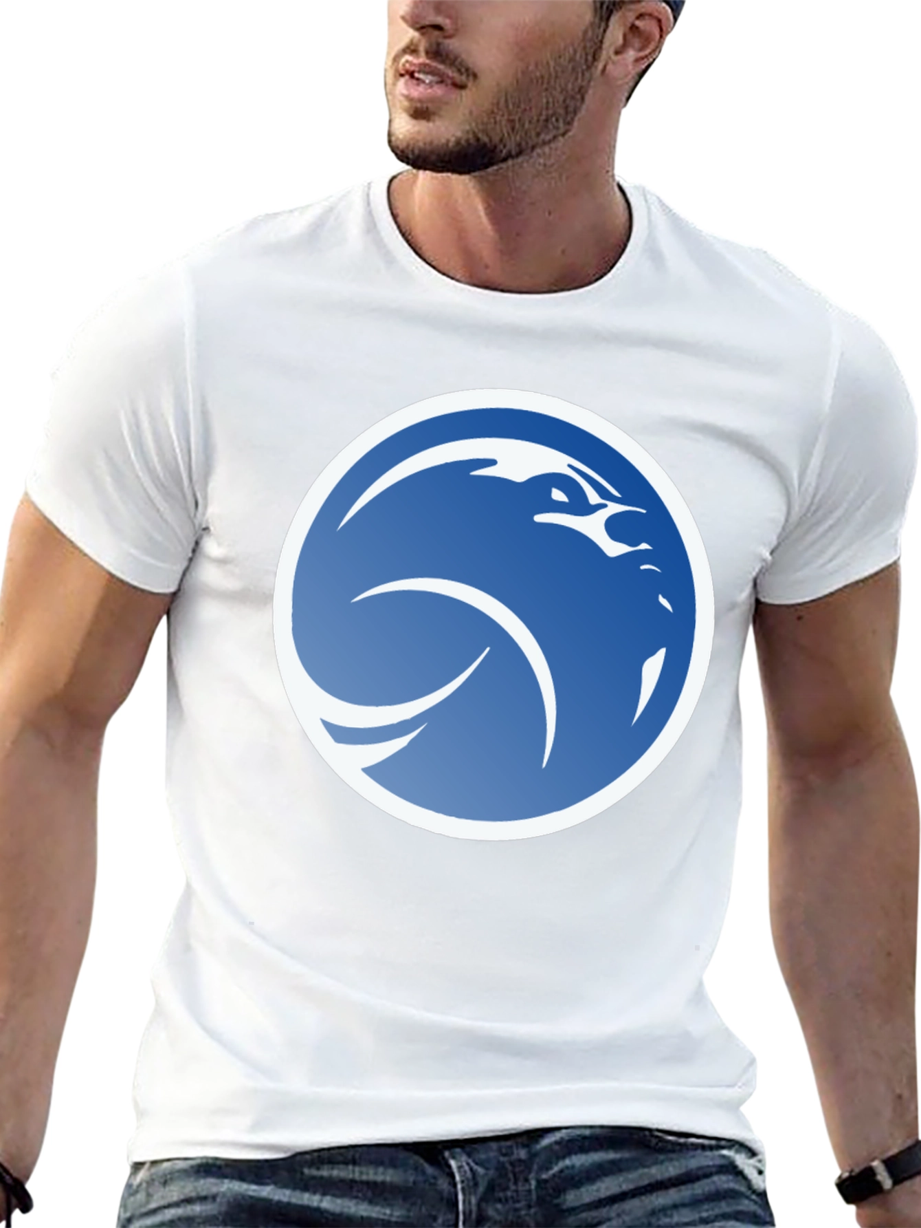 Bold Eagle Graphic Black T-Shirt - Modern Style