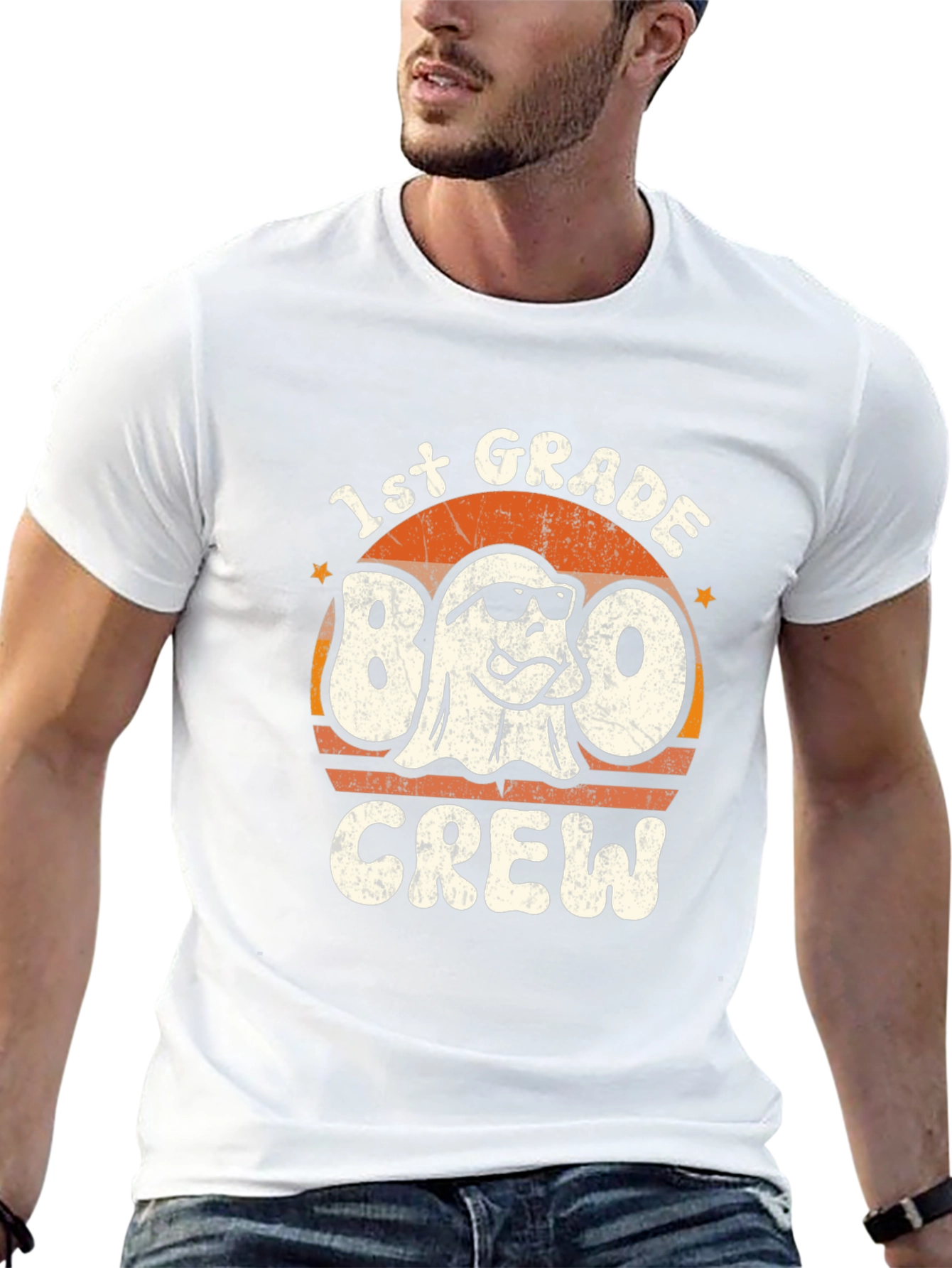 1st Grade Boo Crew Halloween T-Shirt