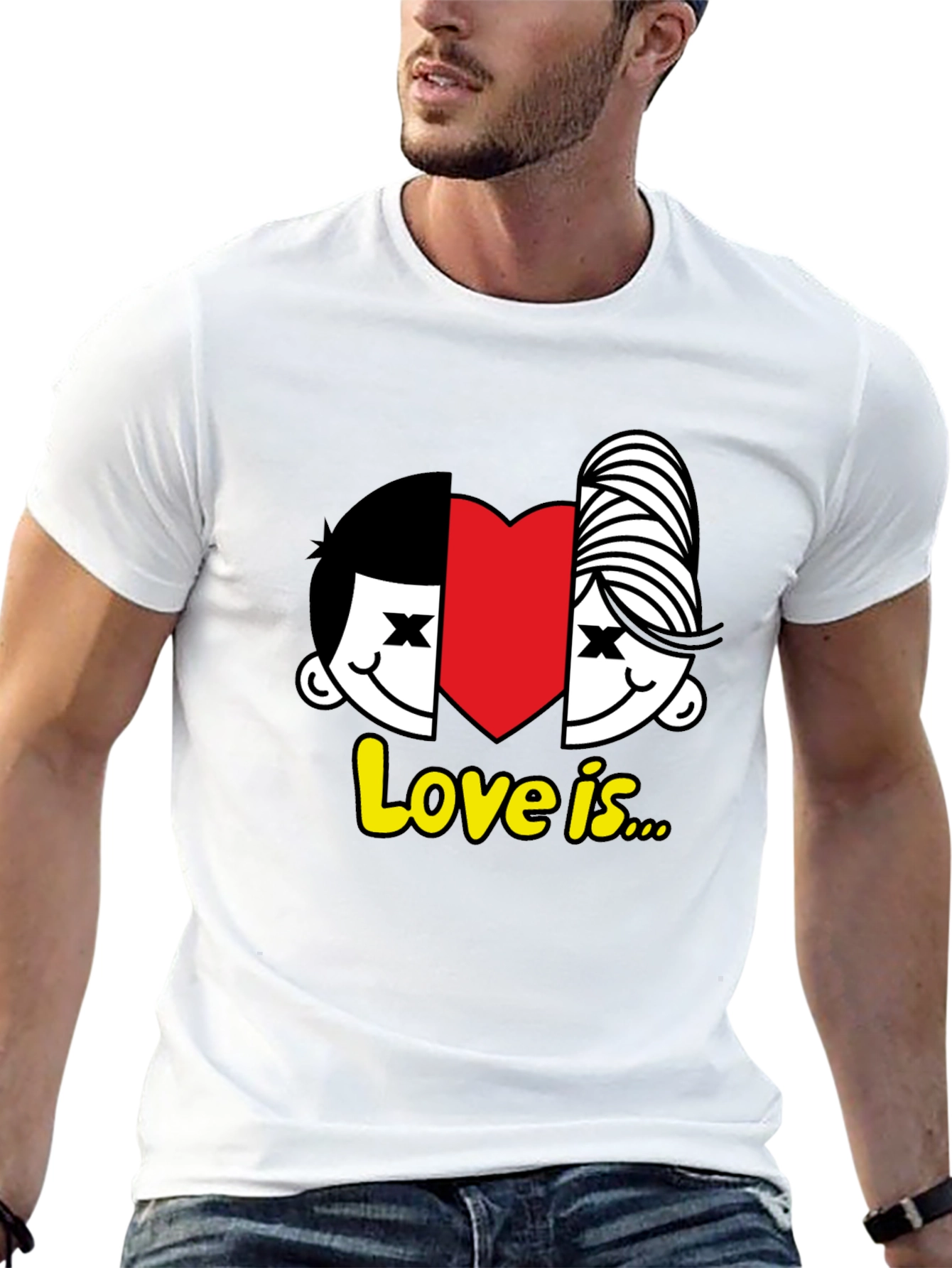 Love is... T-Shirt - Cute Couple Tee