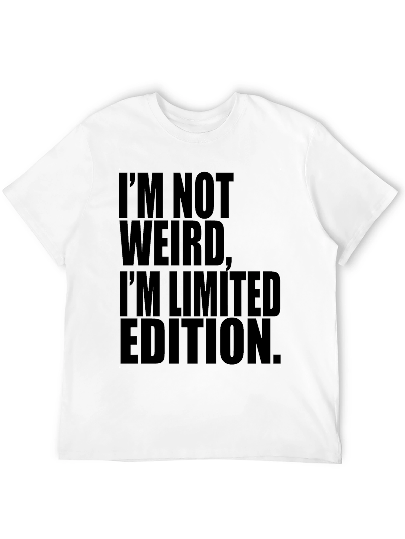 Funny Limited Edition Black Graphic Tee