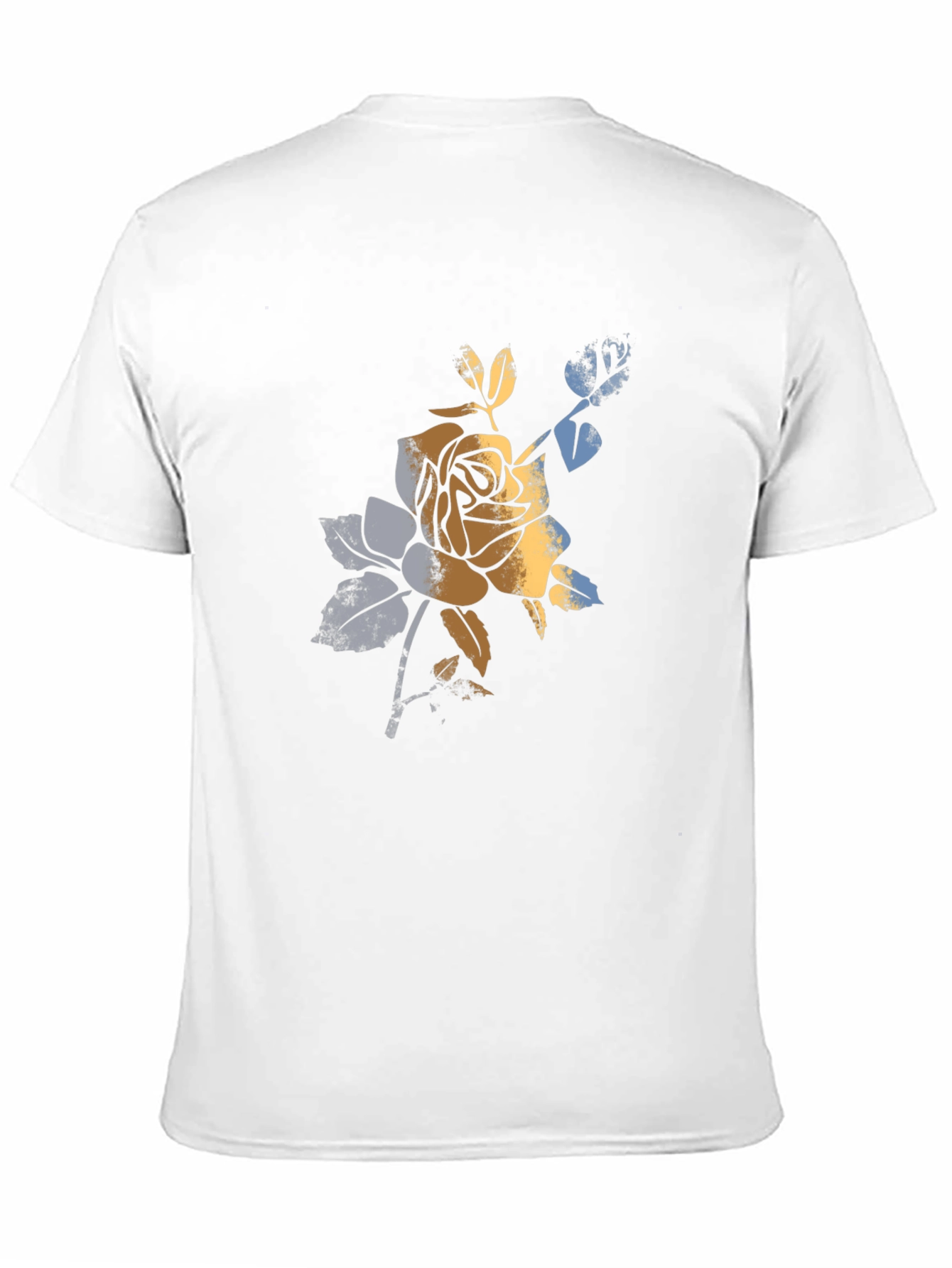 Floral Graphic Tee - Rose Design T-Shirt