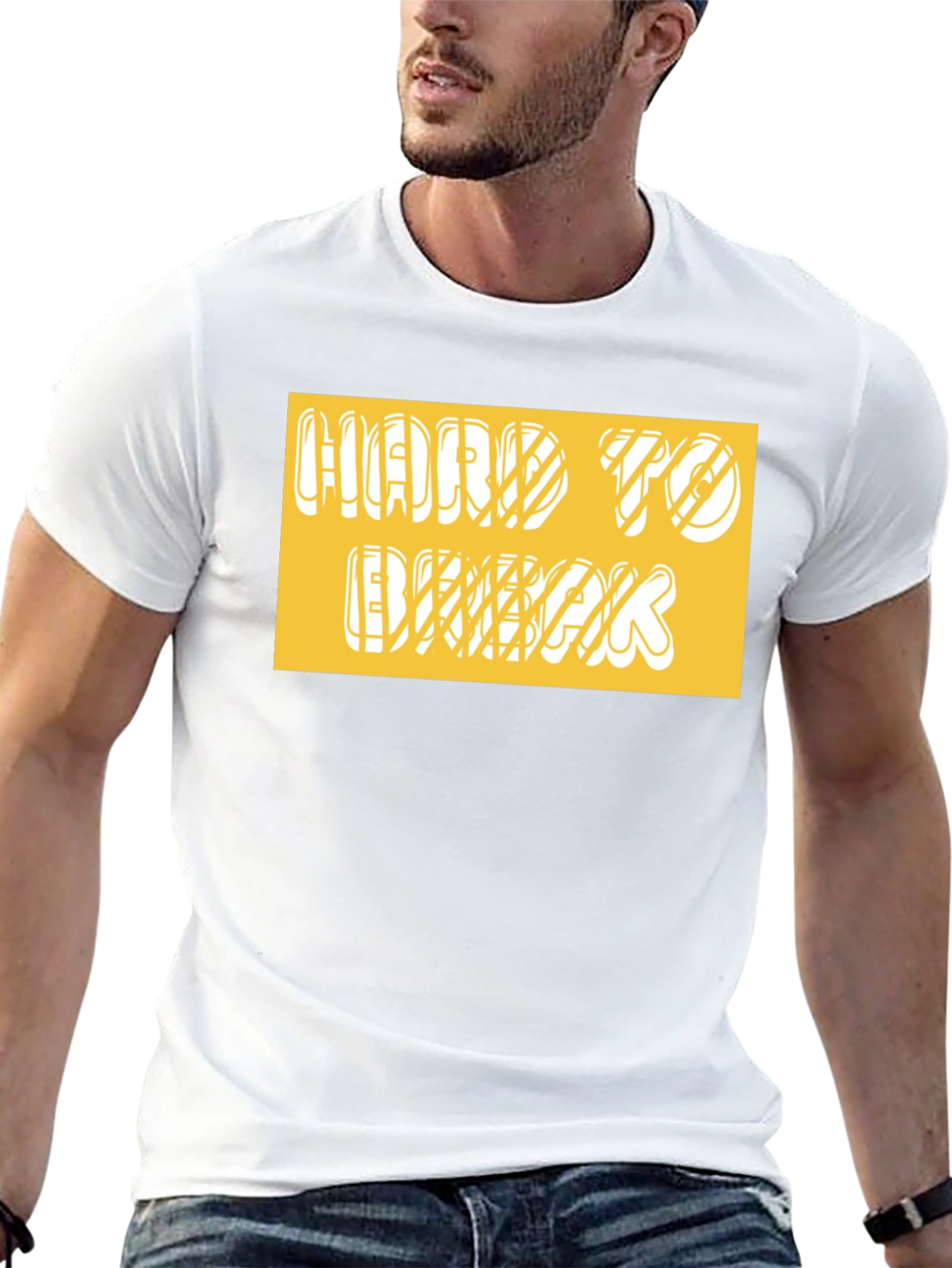 Hard to Break Graphic T-Shirt - Black