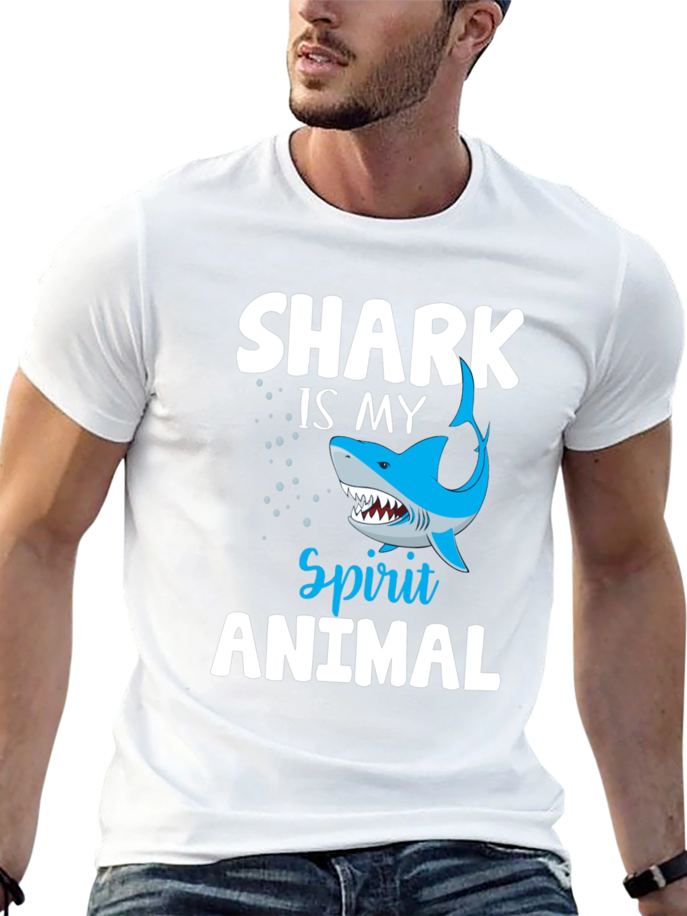 Shark Is My Spirit Animal Graphic T-Shirt