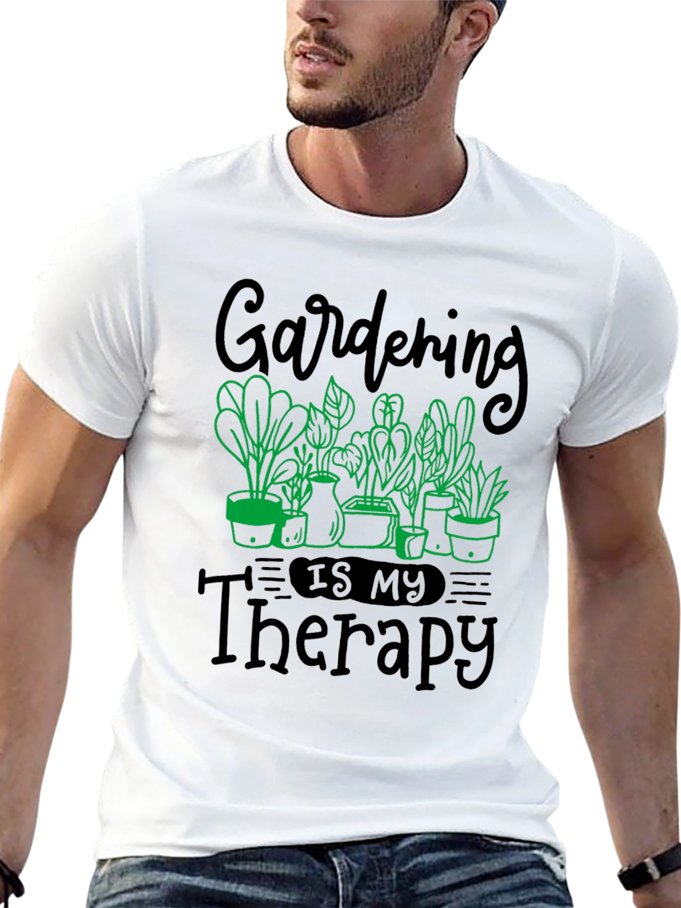 Gardening Is My Therapy Graphic Tee