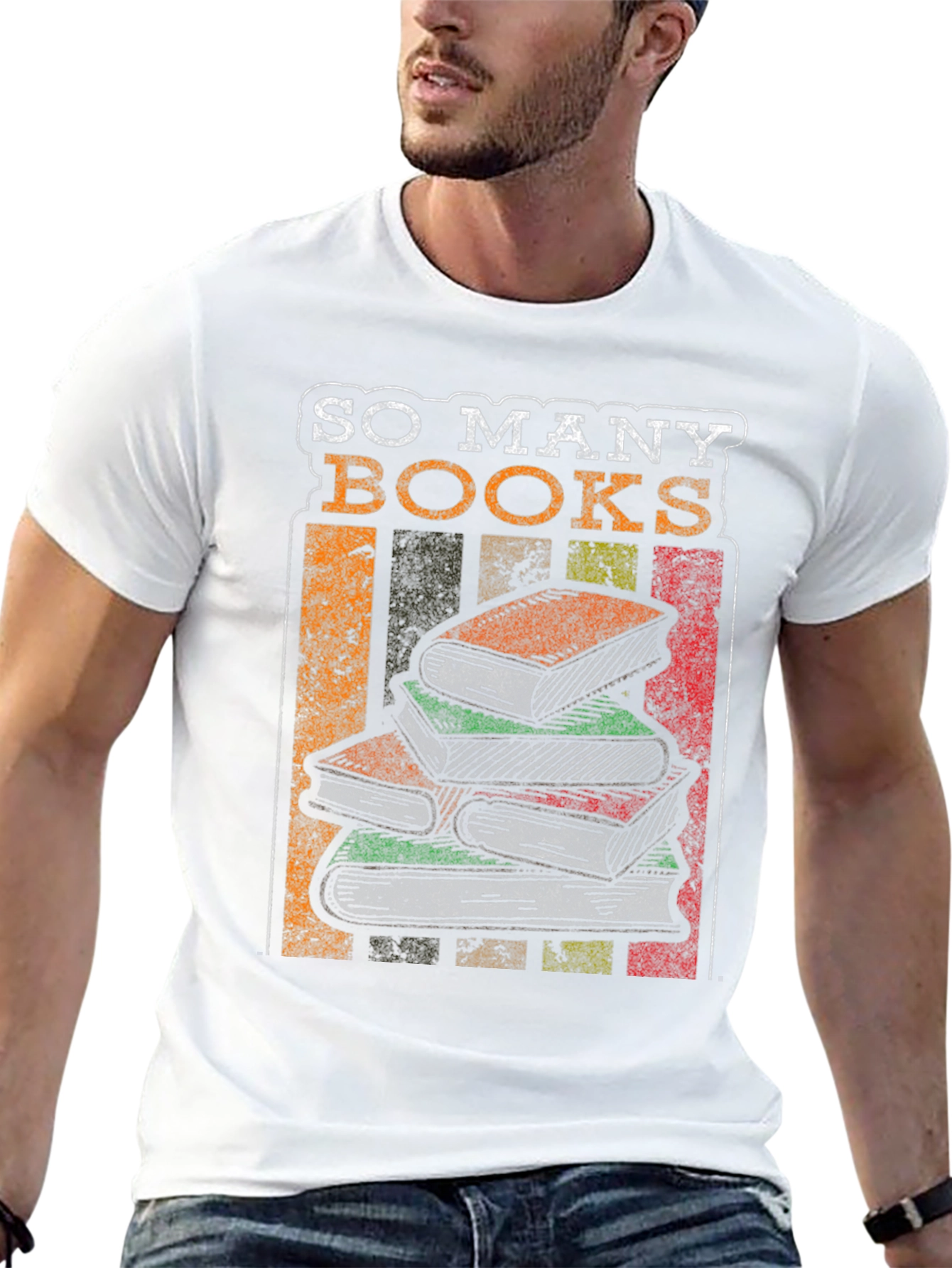 So Many Books T-Shirt - Readers Delight