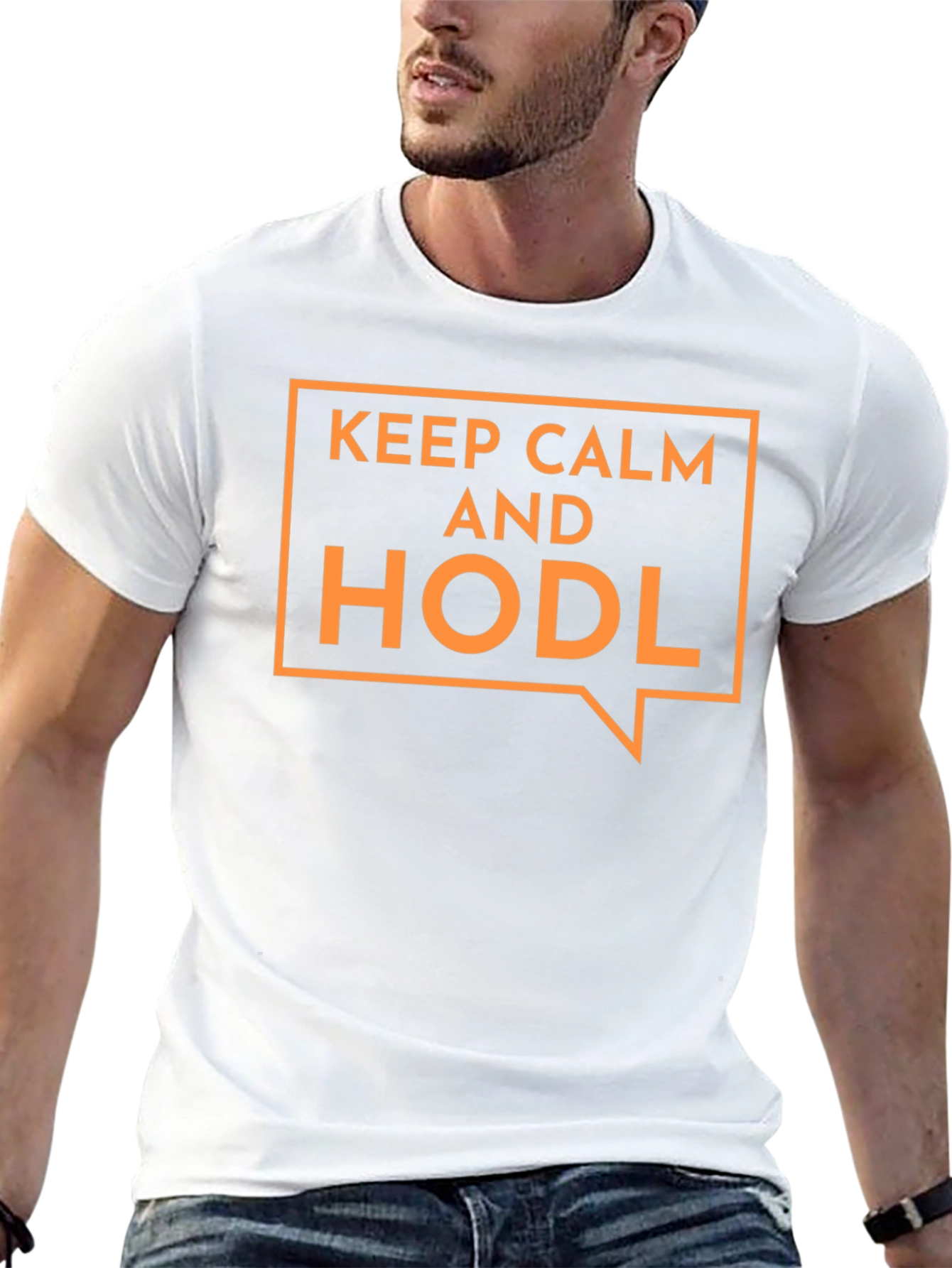 Keep Calm and HODL Black Crypto T-Shirt