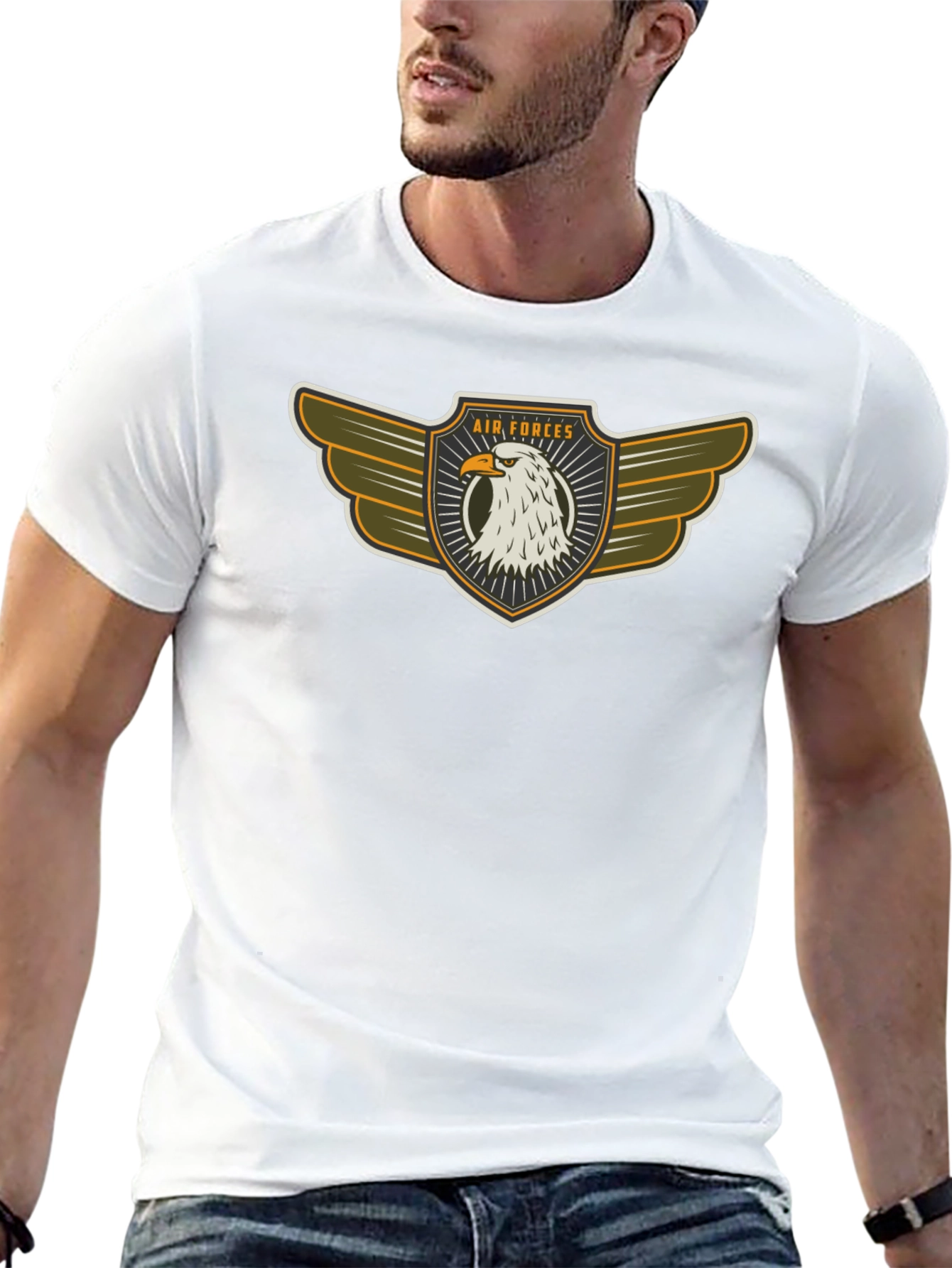 Air Forces Eagle Emblem Black T-Shirt
