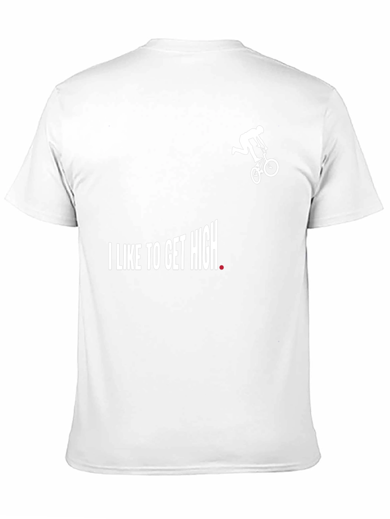 I Like To Get High BMX Black T-Shirt