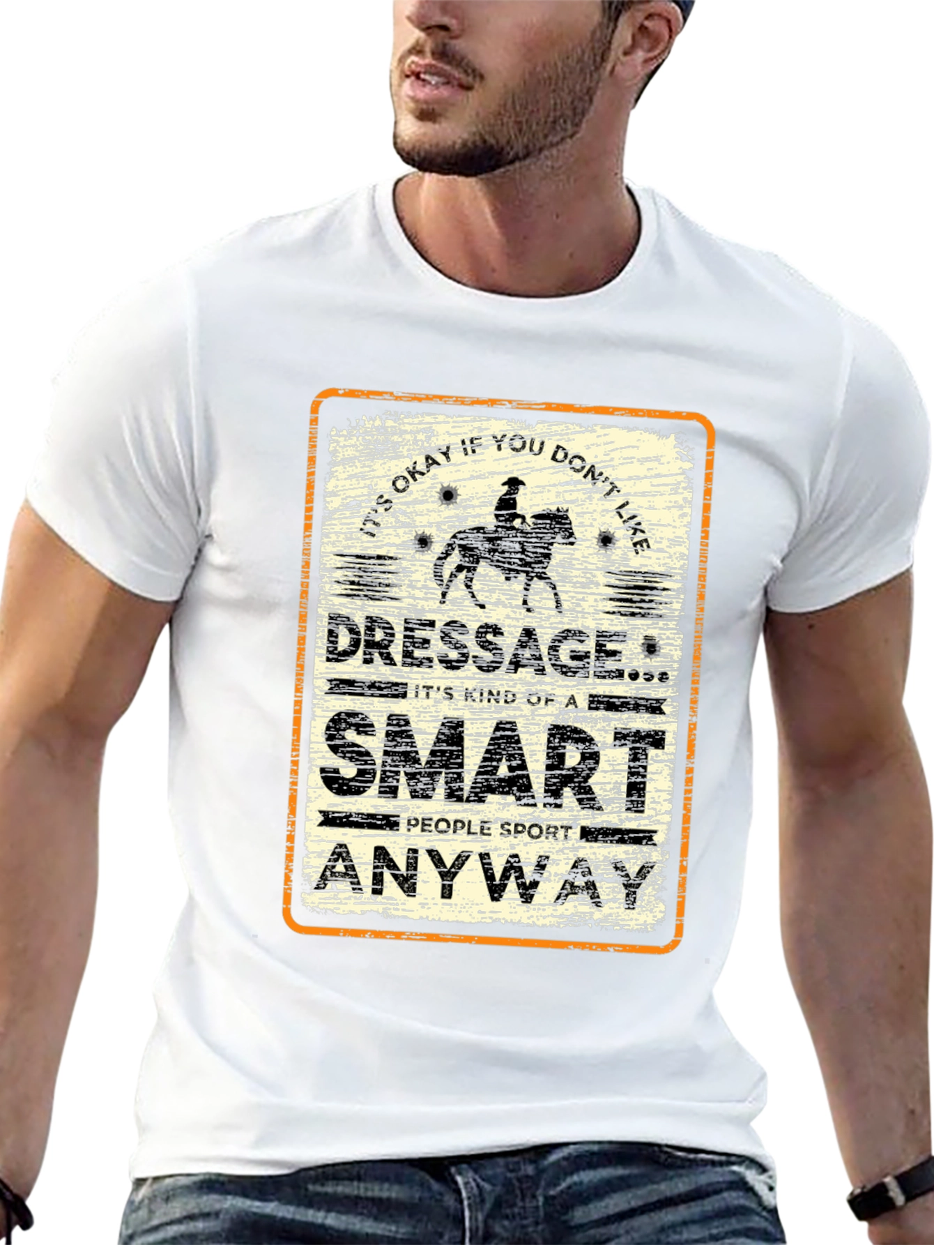 Dressage Smart People Sport T-Shirt | Funny Horse Riding Tee | Equestrian Lover Shirt | Gift for Horse Lovers | Free Shipping $50+