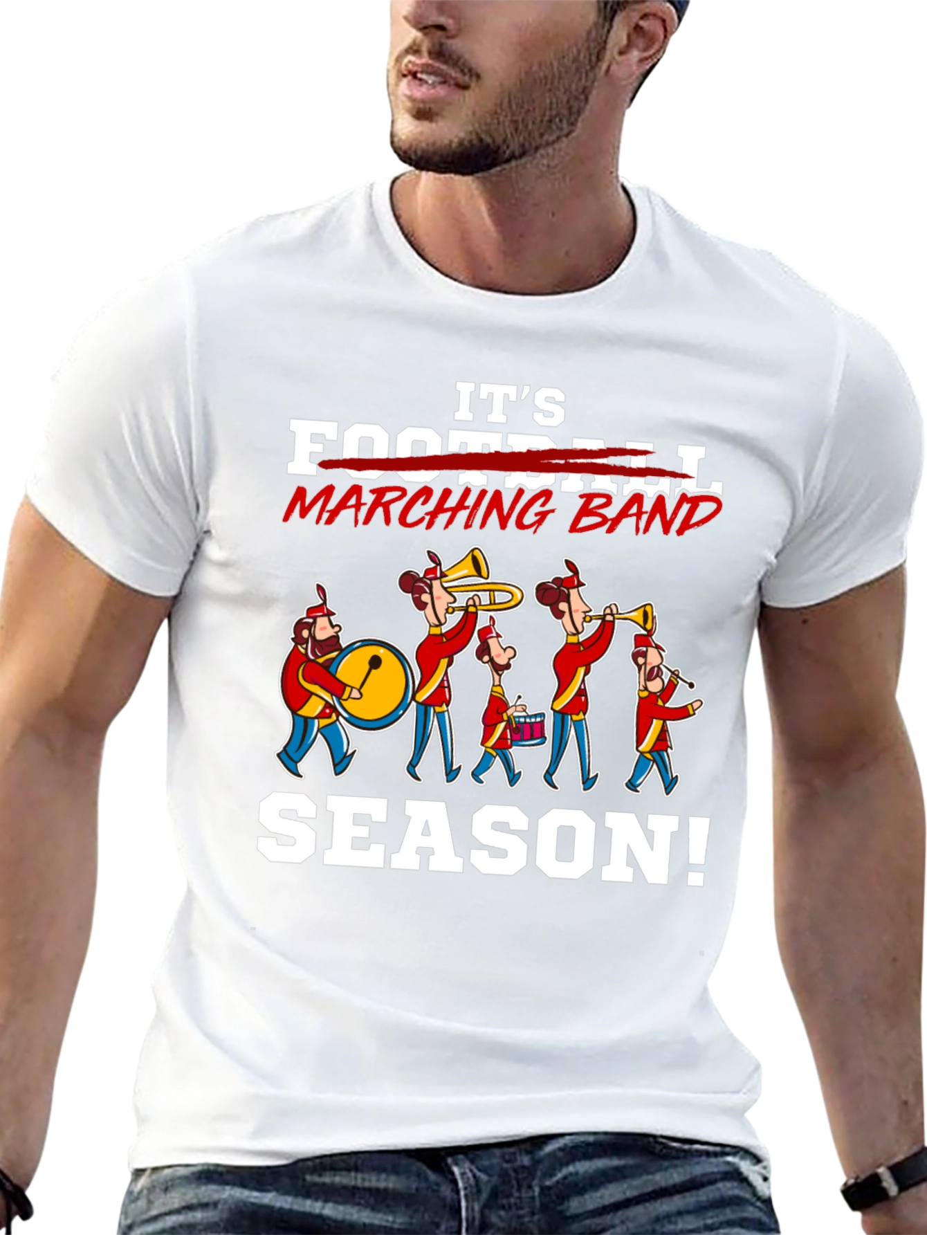 Marching Band Season T-Shirt Funny Band Tee